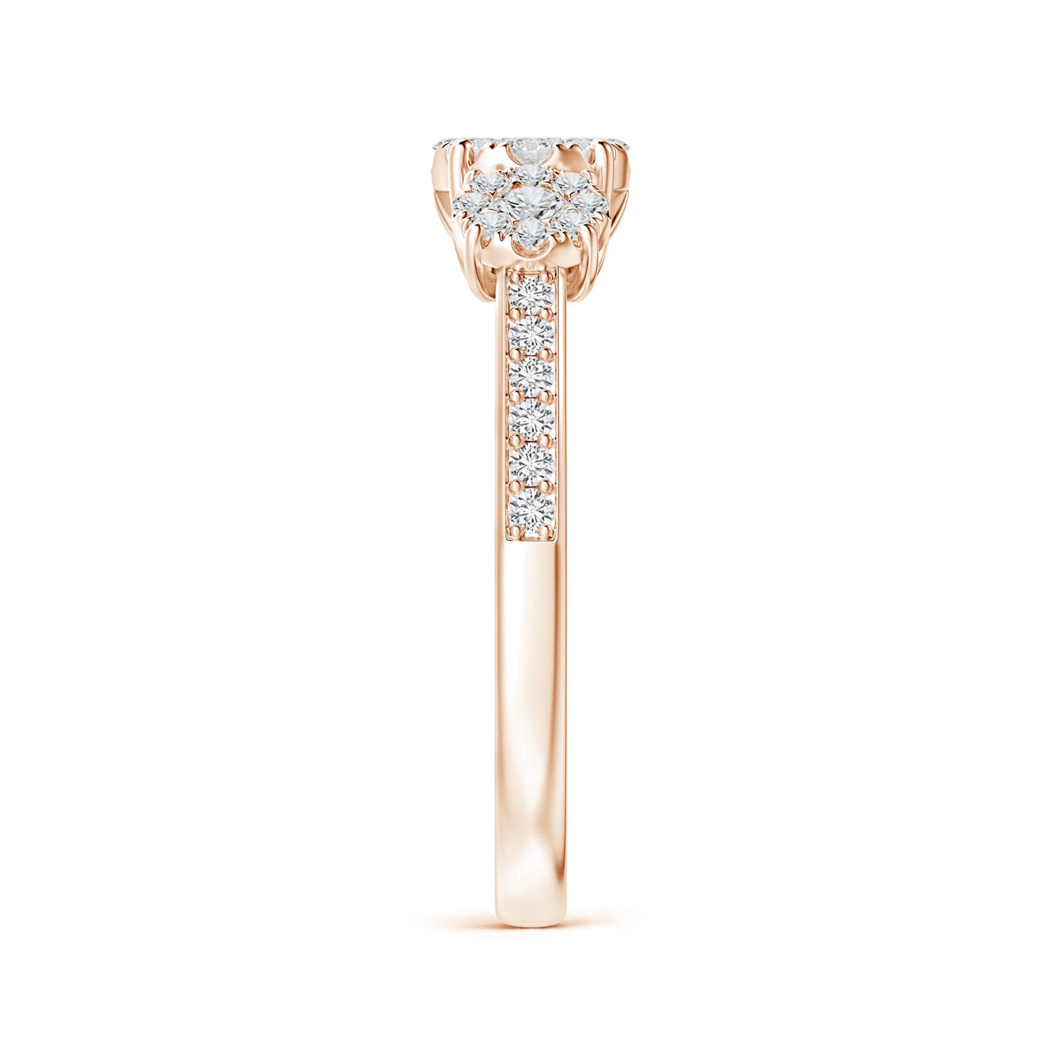 H, SI2 / 0.61 CT / 14 KT Rose Gold