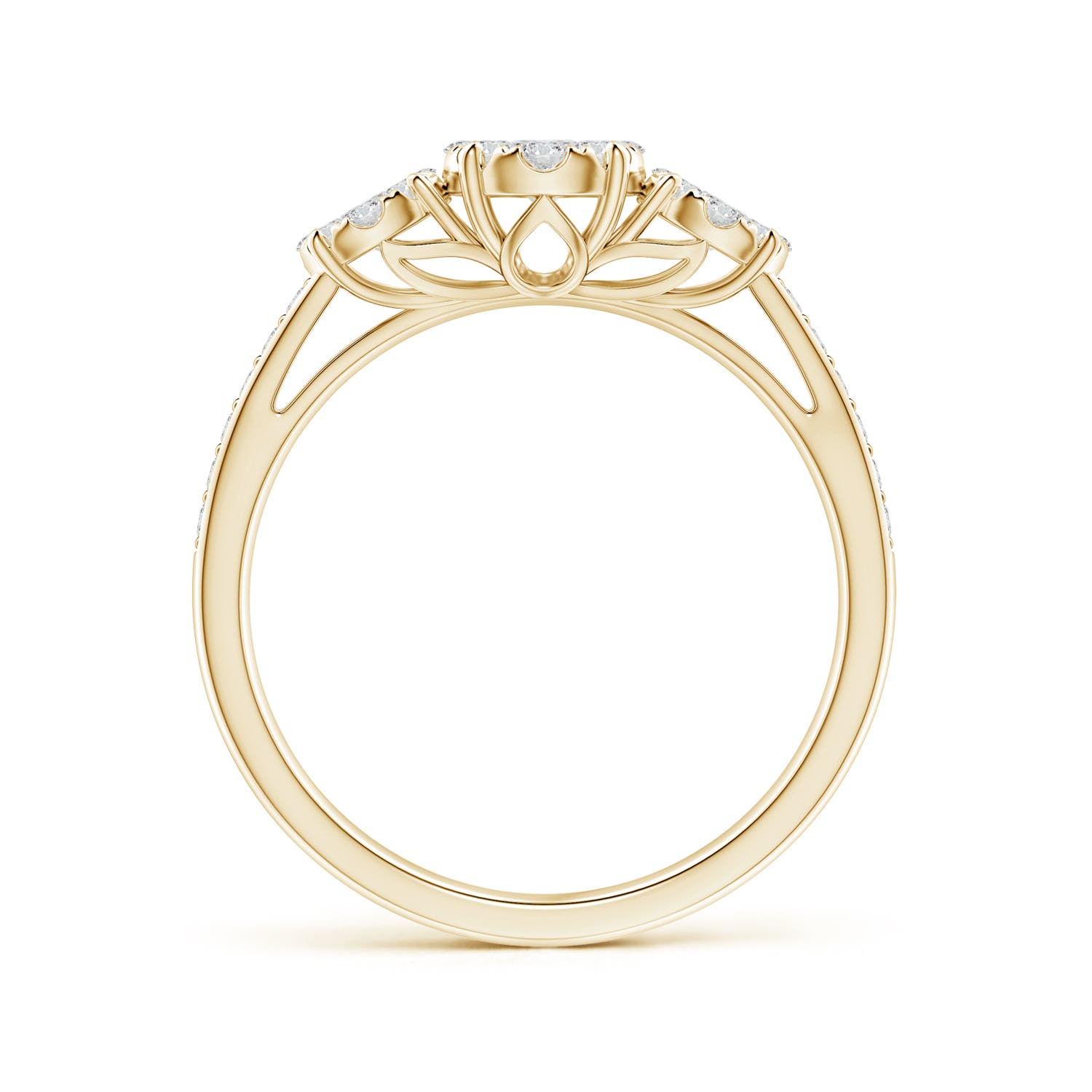 H, SI2 / 0.61 CT / 14 KT Yellow Gold