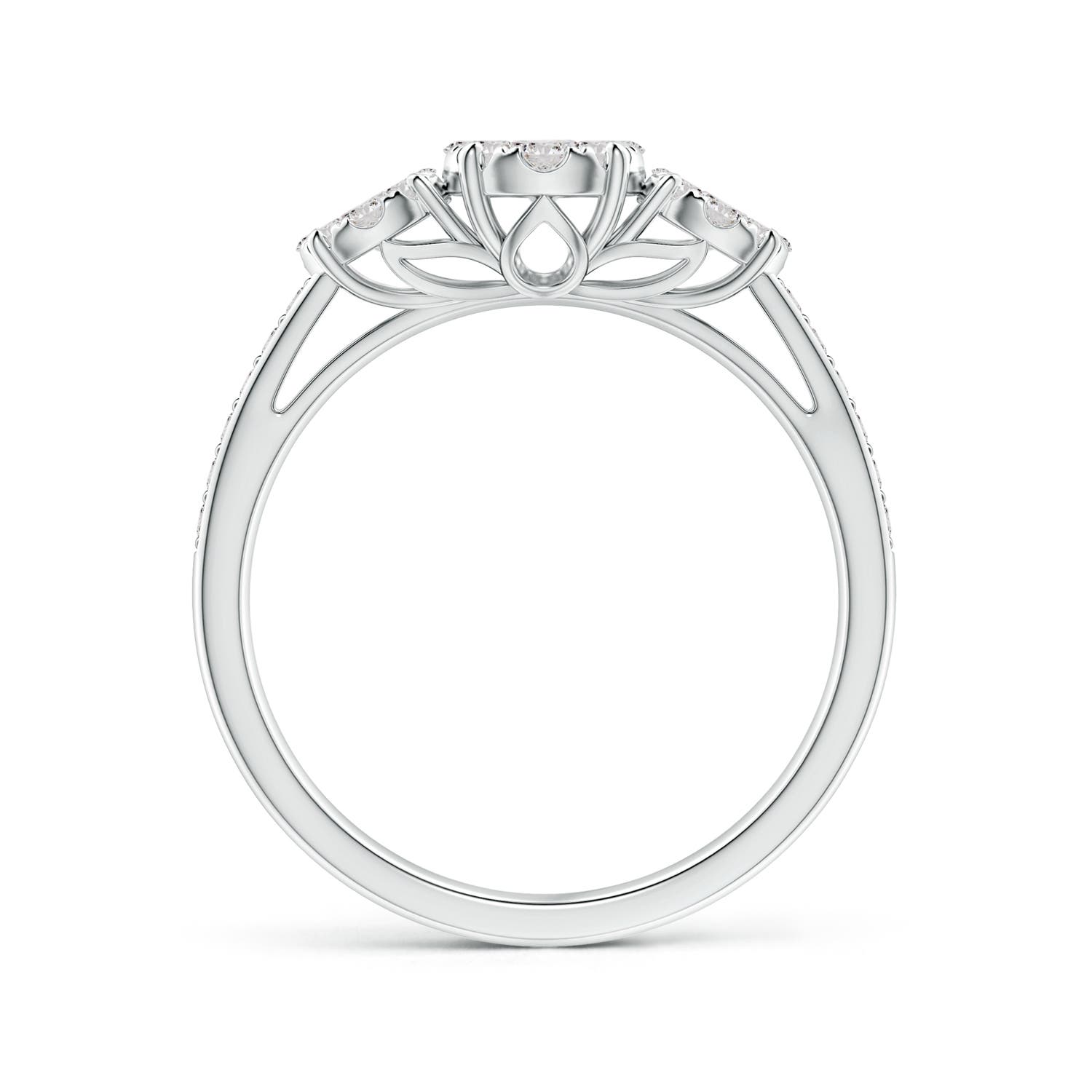 I-J, I1-I2 / 0.61 CT / 14 KT White Gold