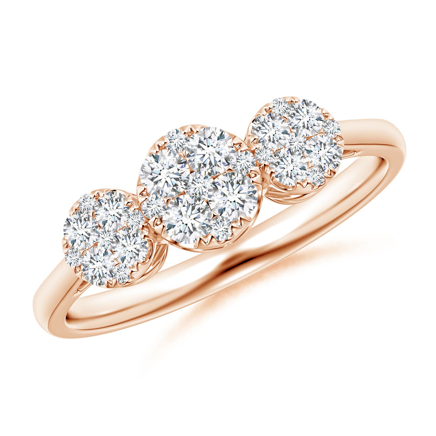 G, VS2 / 0.5 CT / 14 KT Rose Gold