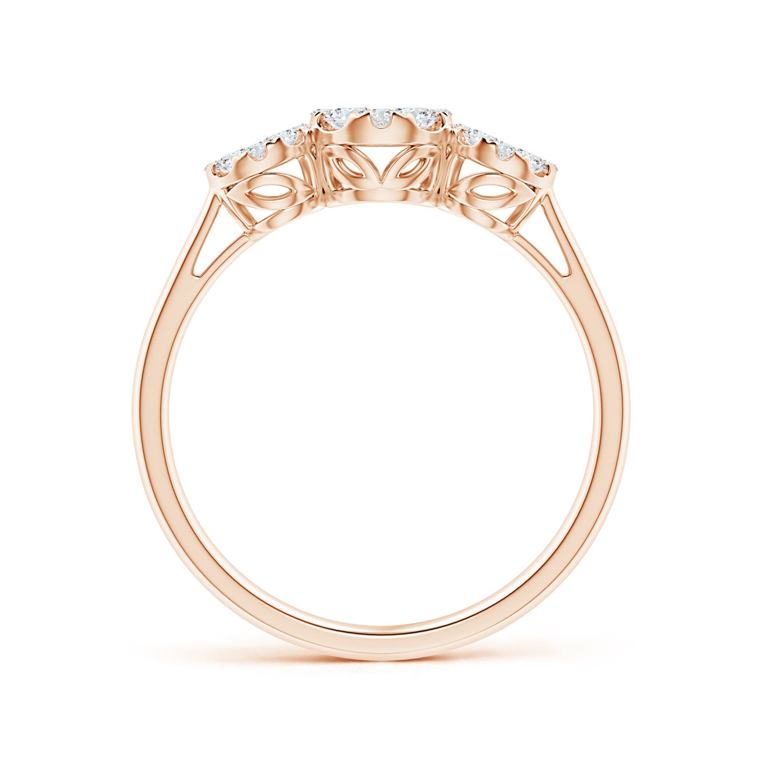 G, VS2 / 0.5 CT / 14 KT Rose Gold