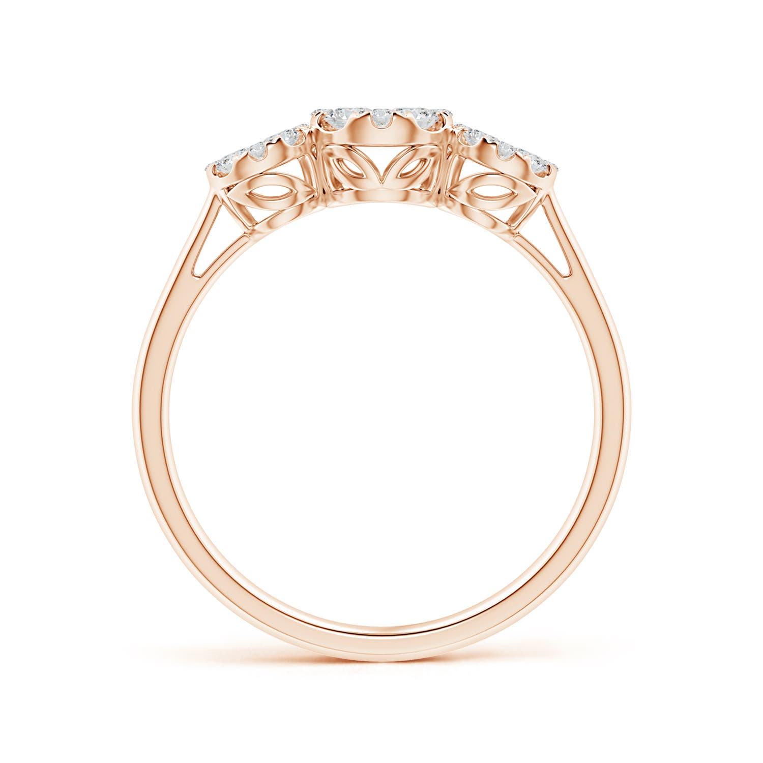 H, SI2 / 0.5 CT / 14 KT Rose Gold