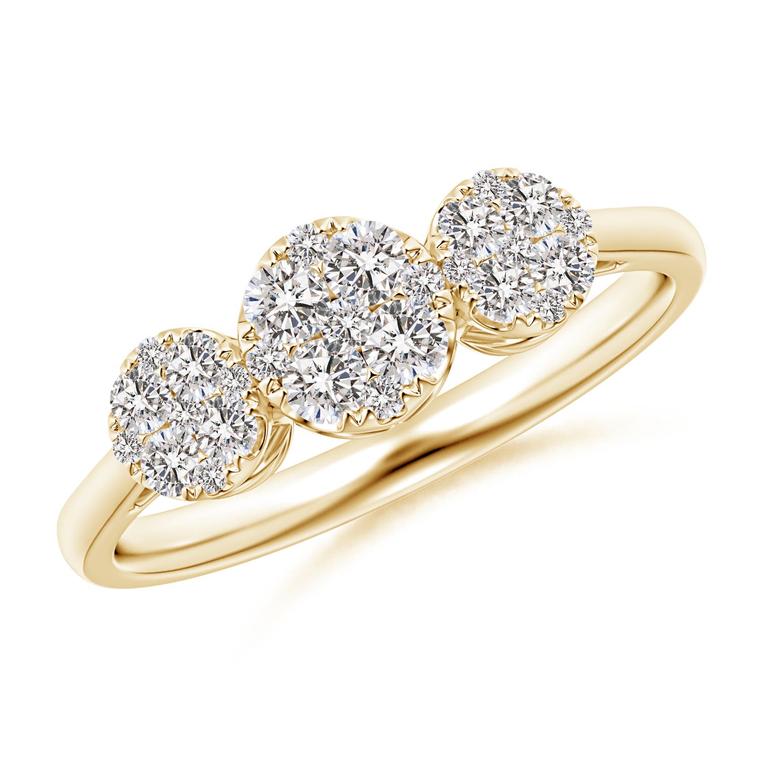 I-J, I1-I2 / 0.5 CT / 14 KT Yellow Gold