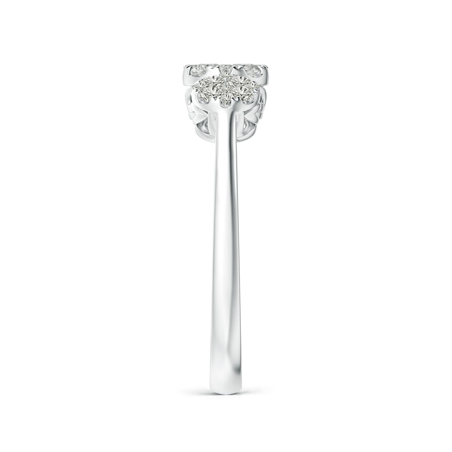 K, I3 / 0.5 CT / 14 KT White Gold