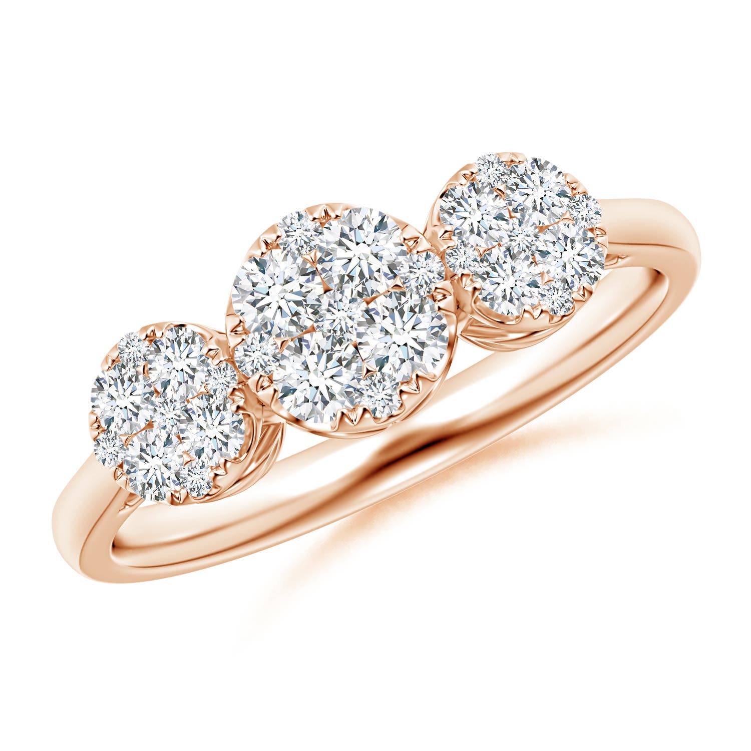 G, VS2 / 0.63 CT / 14 KT Rose Gold