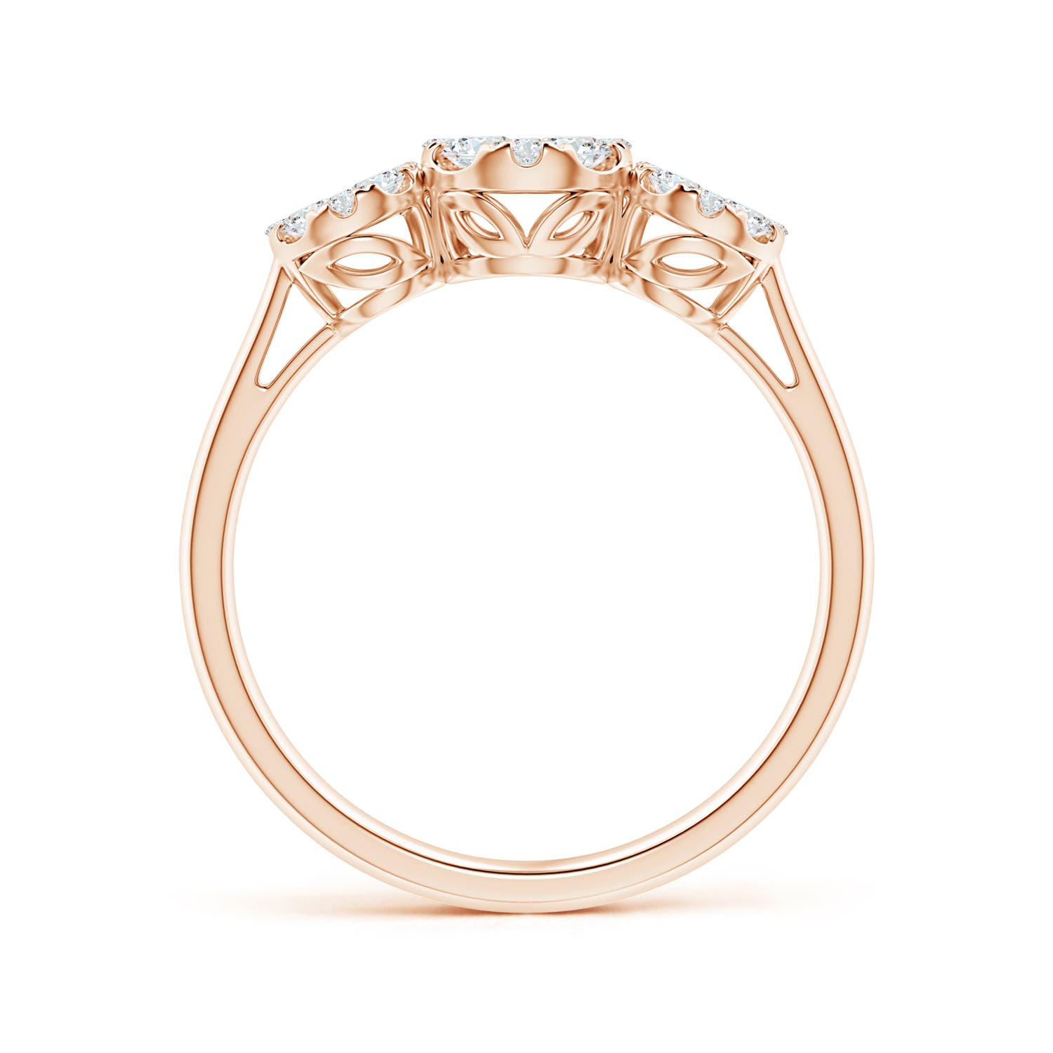 G, VS2 / 0.63 CT / 14 KT Rose Gold