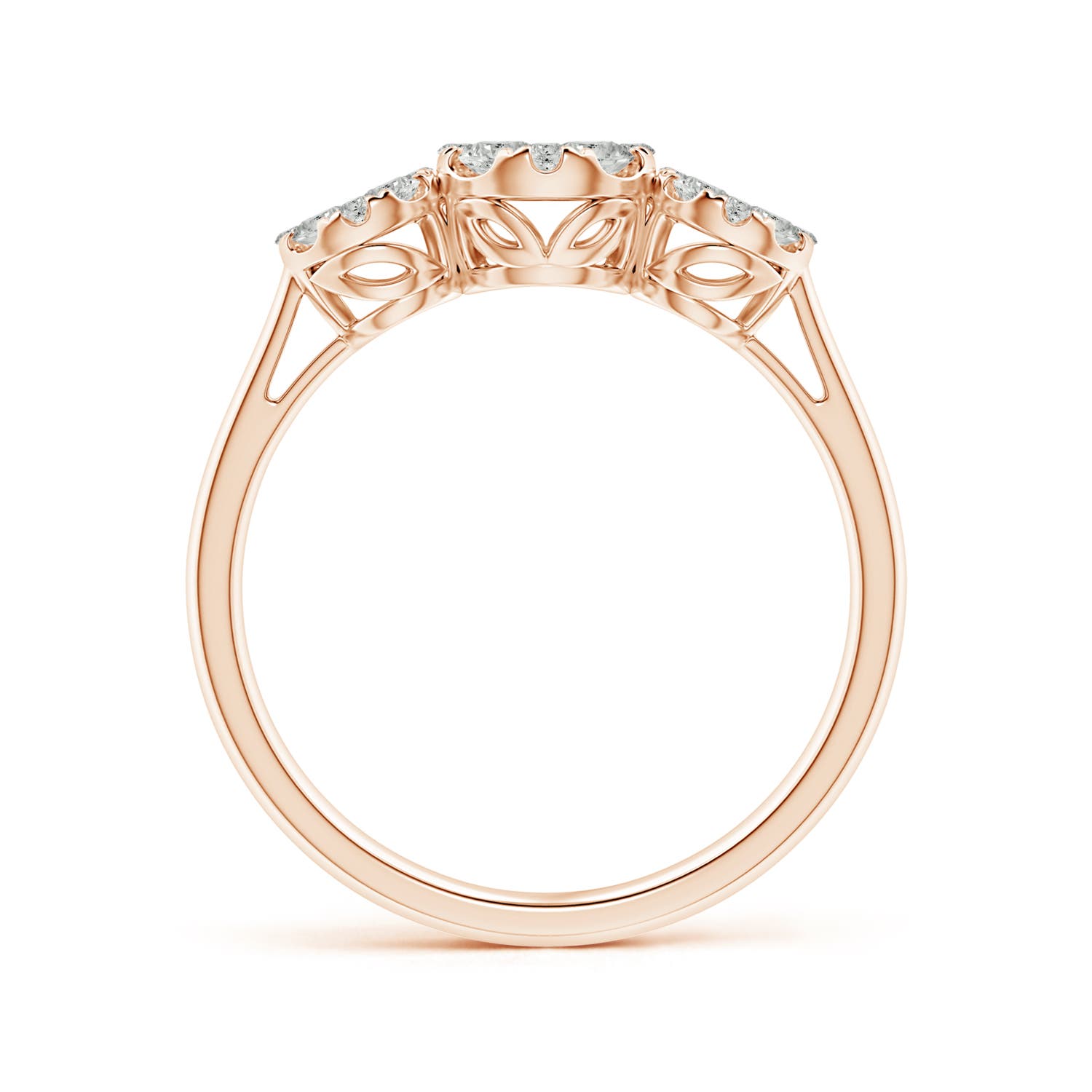 K, I3 / 0.63 CT / 14 KT Rose Gold