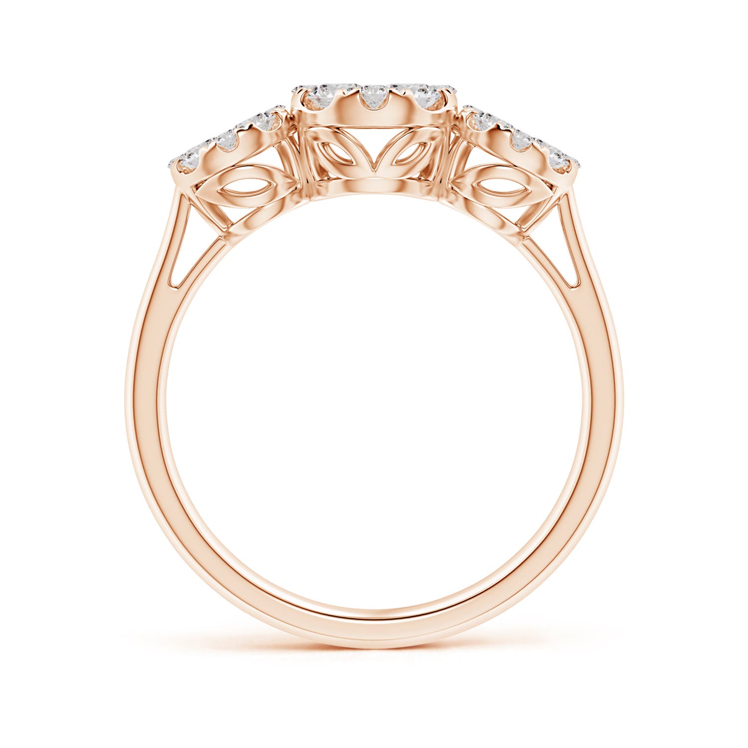 I-J, I1-I2 / 0.74 CT / 14 KT Rose Gold