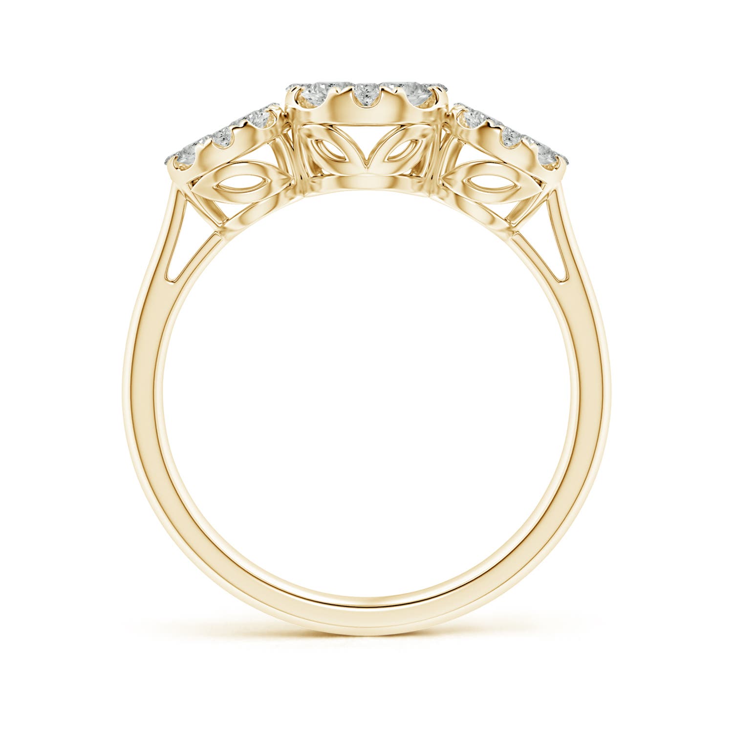 K, I3 / 0.74 CT / 14 KT Yellow Gold