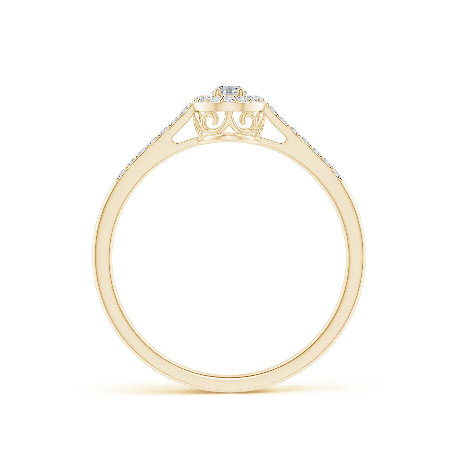 H, SI2 / 0.27 CT / 14 KT Yellow Gold