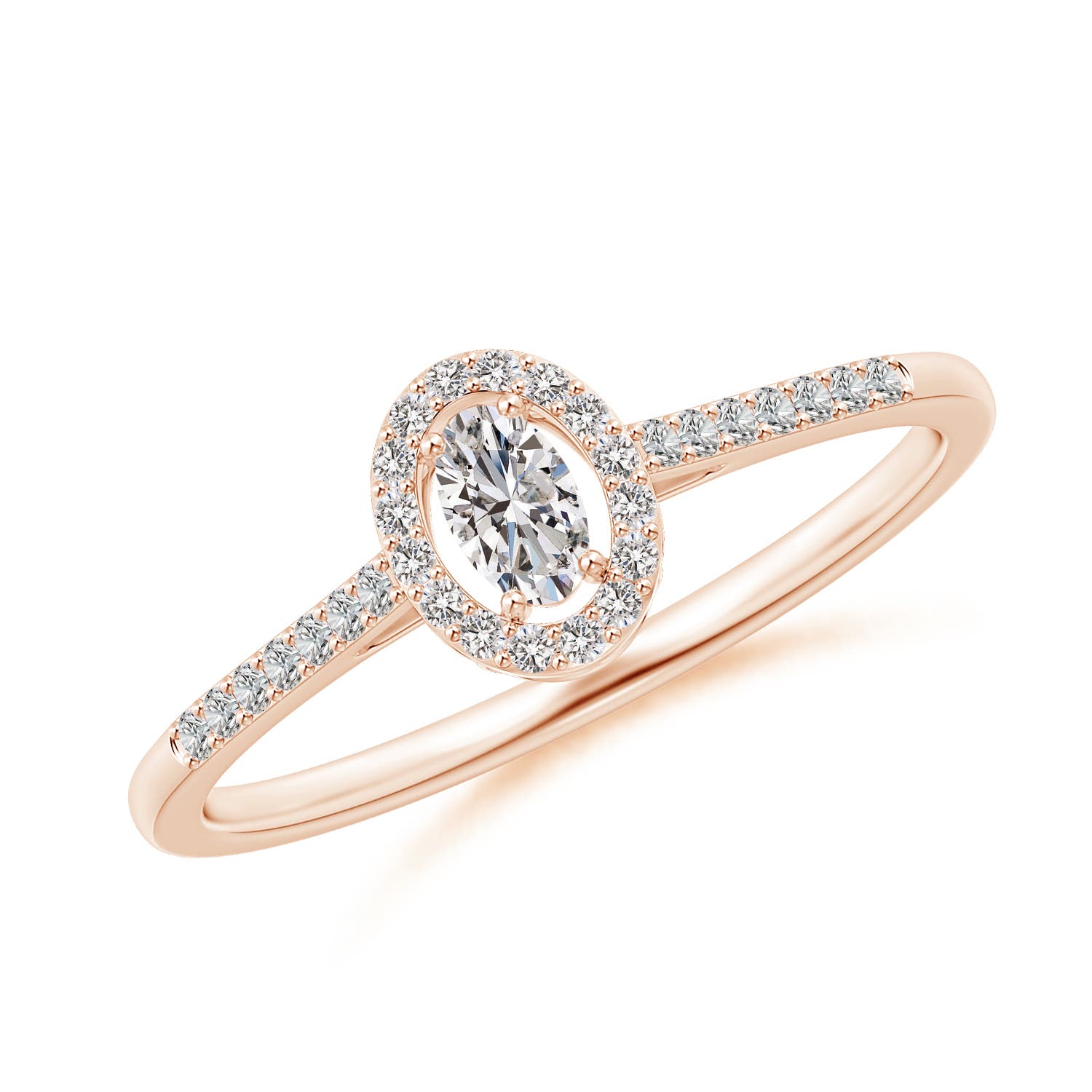 I-J, I1-I2 / 0.27 CT / 14 KT Rose Gold