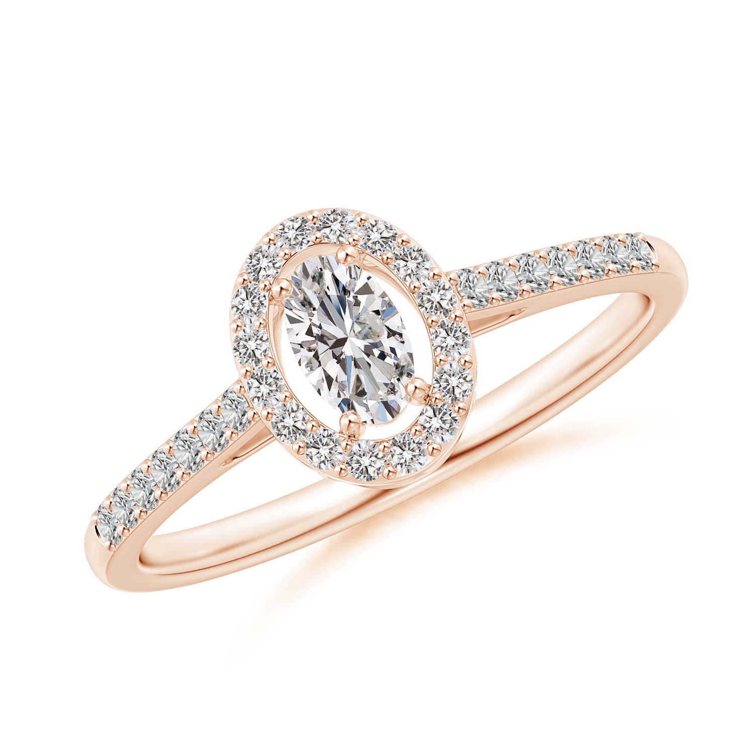 I-J, I1-I2 / 0.49 CT / 14 KT Rose Gold