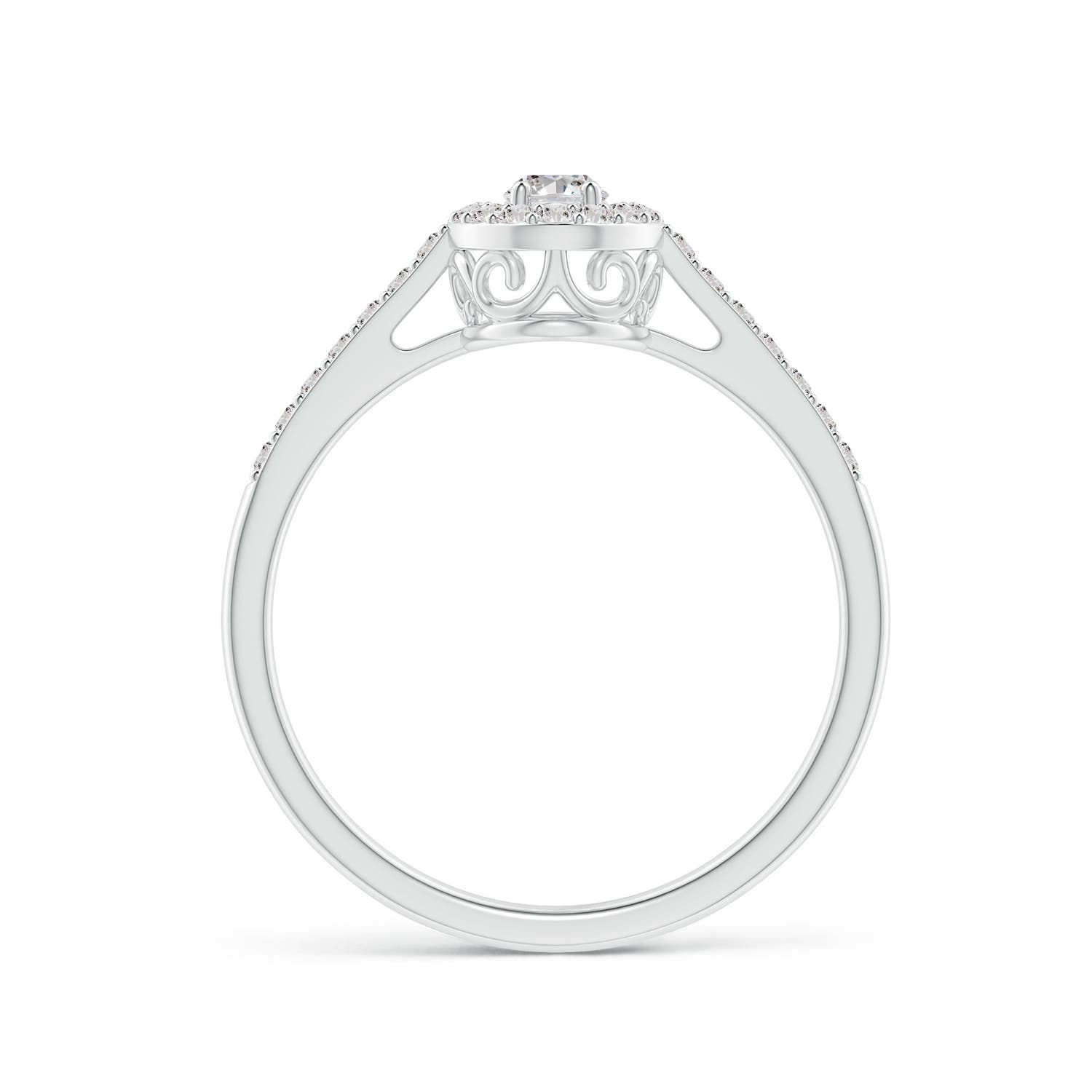 I-J, I1-I2 / 0.49 CT / 14 KT White Gold