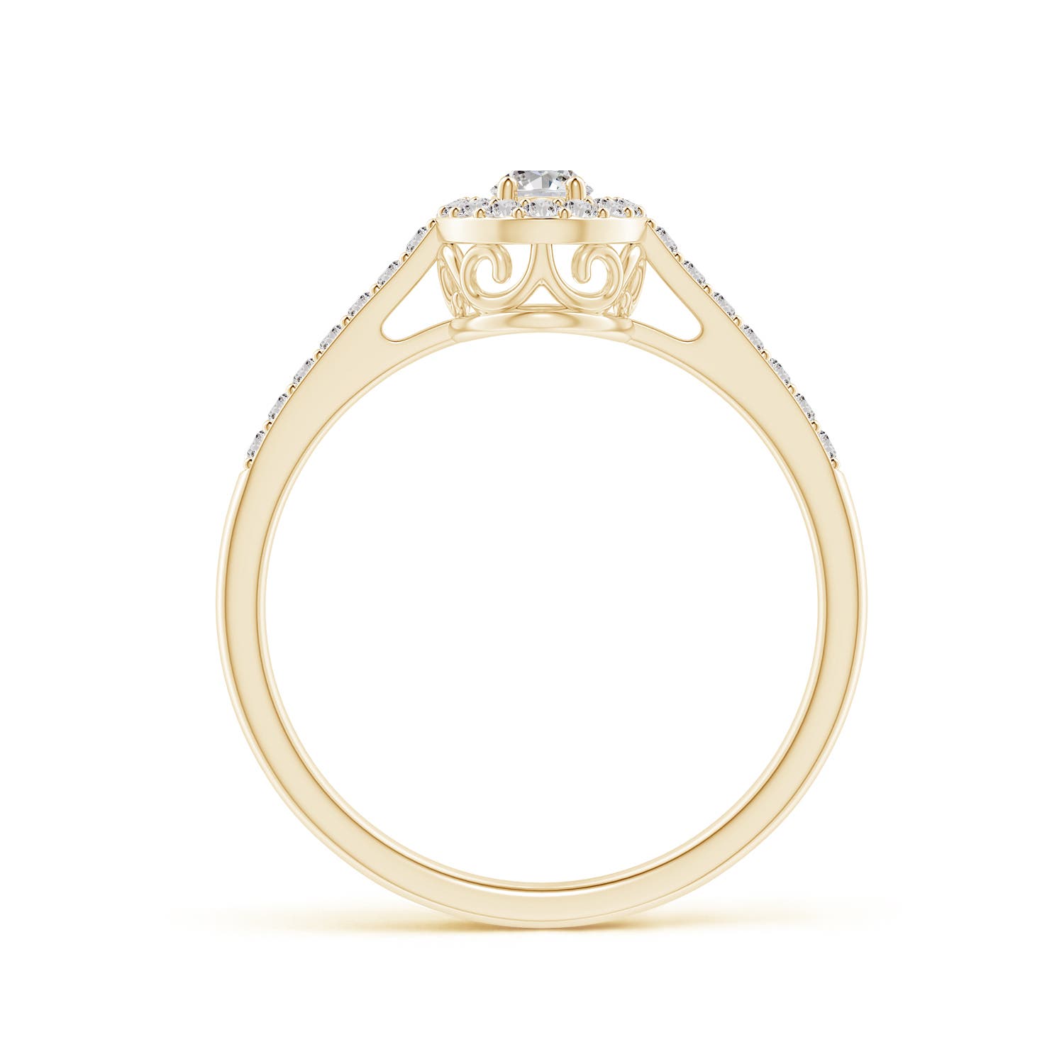 I-J, I1-I2 / 0.49 CT / 14 KT Yellow Gold