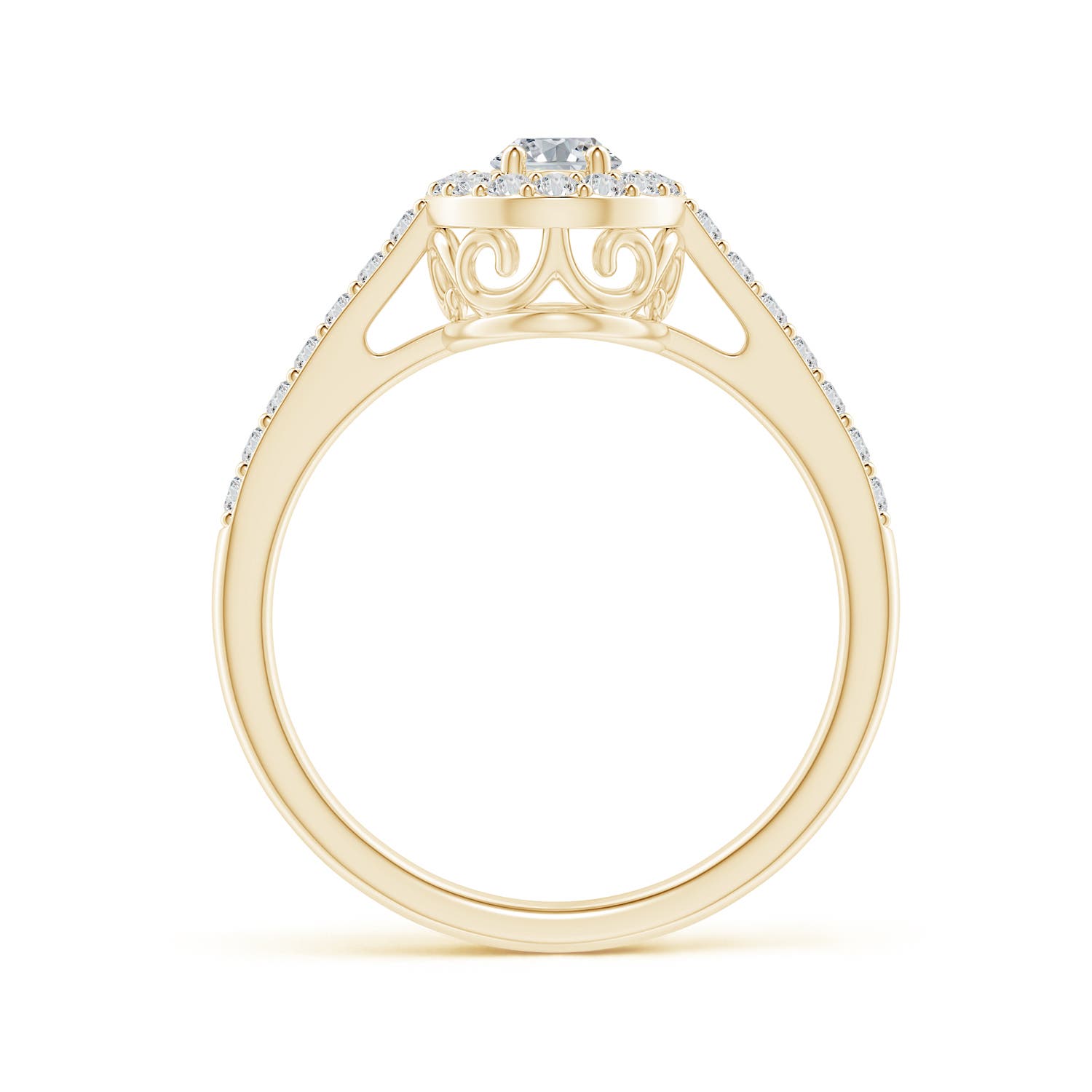 H, SI2 / 0.76 CT / 14 KT Yellow Gold