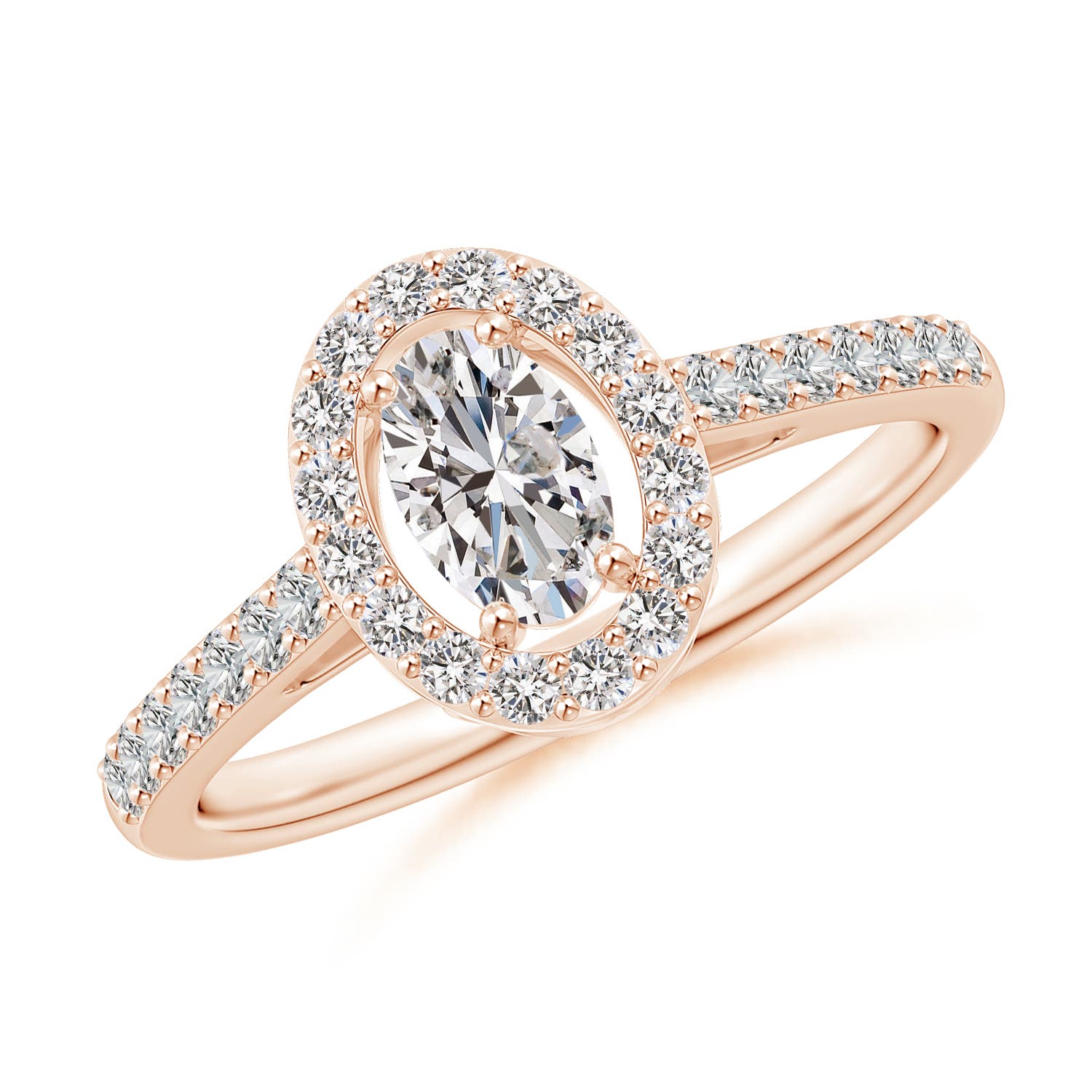 I-J, I1-I2 / 0.76 CT / 14 KT Rose Gold