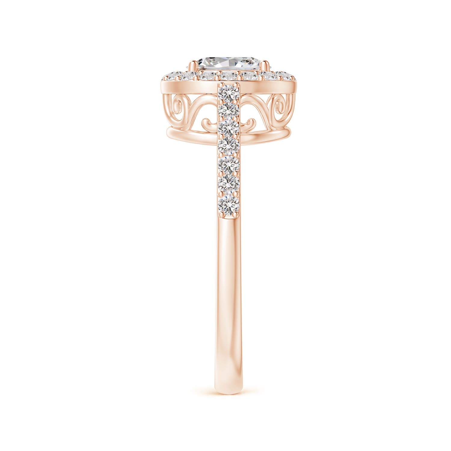 I-J, I1-I2 / 0.76 CT / 14 KT Rose Gold