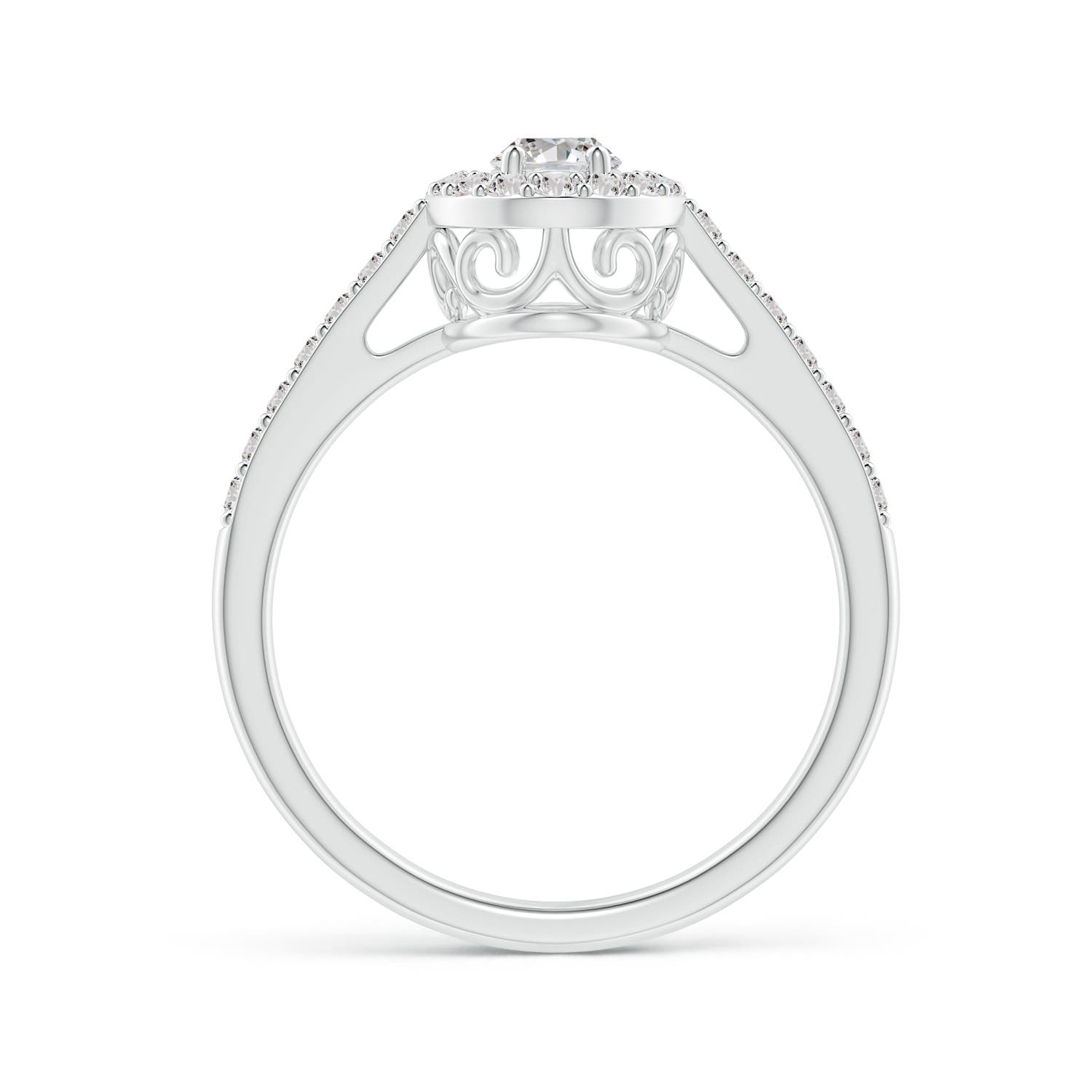 I-J, I1-I2 / 0.76 CT / 14 KT White Gold