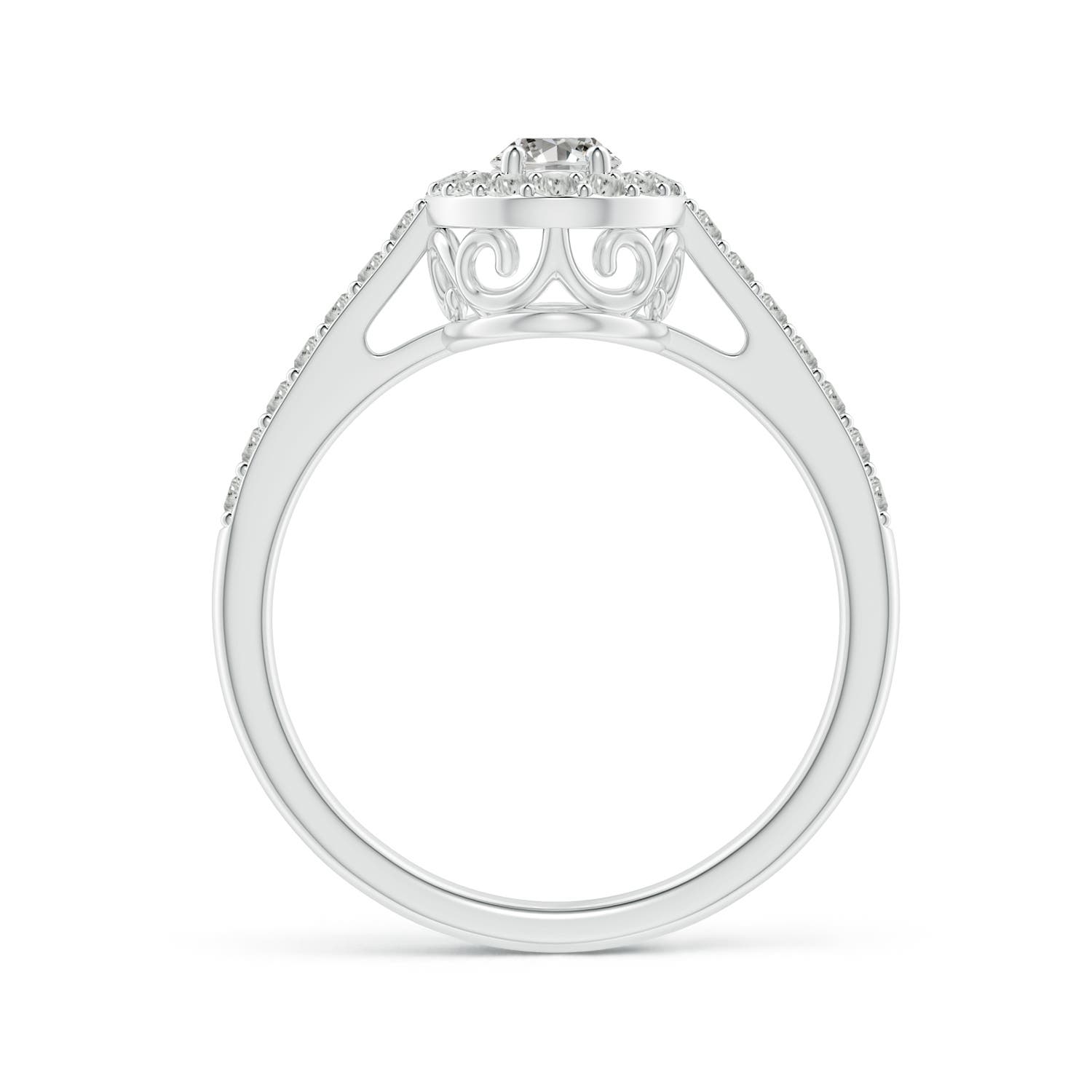 K, I3 / 0.76 CT / 14 KT White Gold