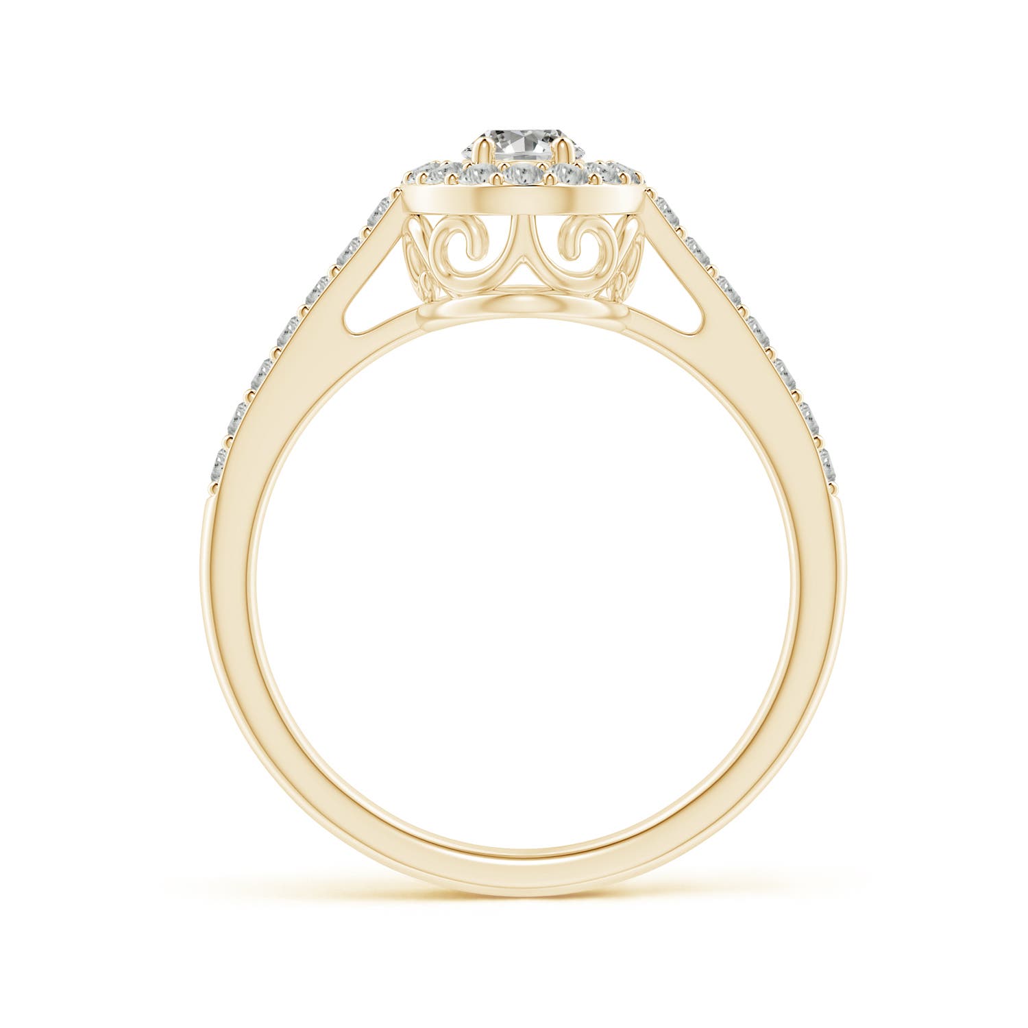 K, I3 / 0.76 CT / 14 KT Yellow Gold