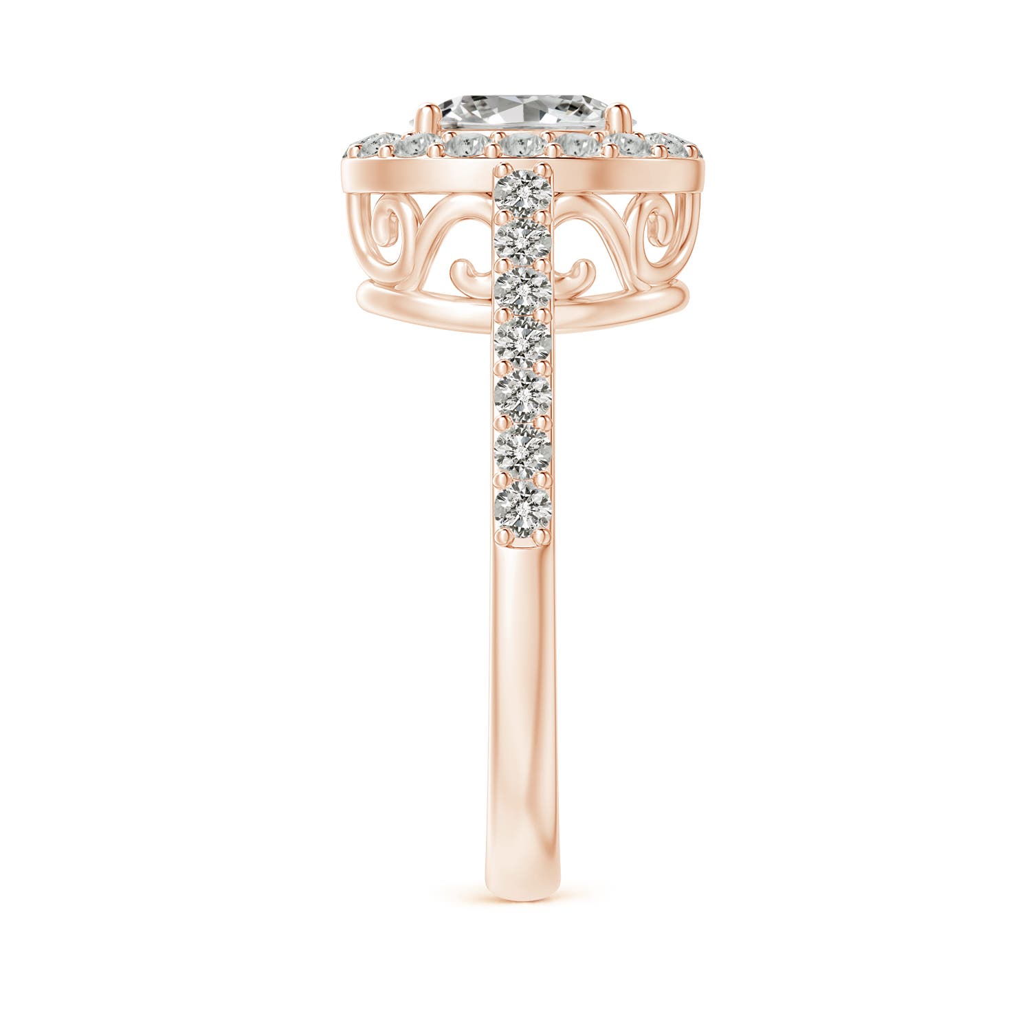 K, I3 / 1.18 CT / 14 KT Rose Gold