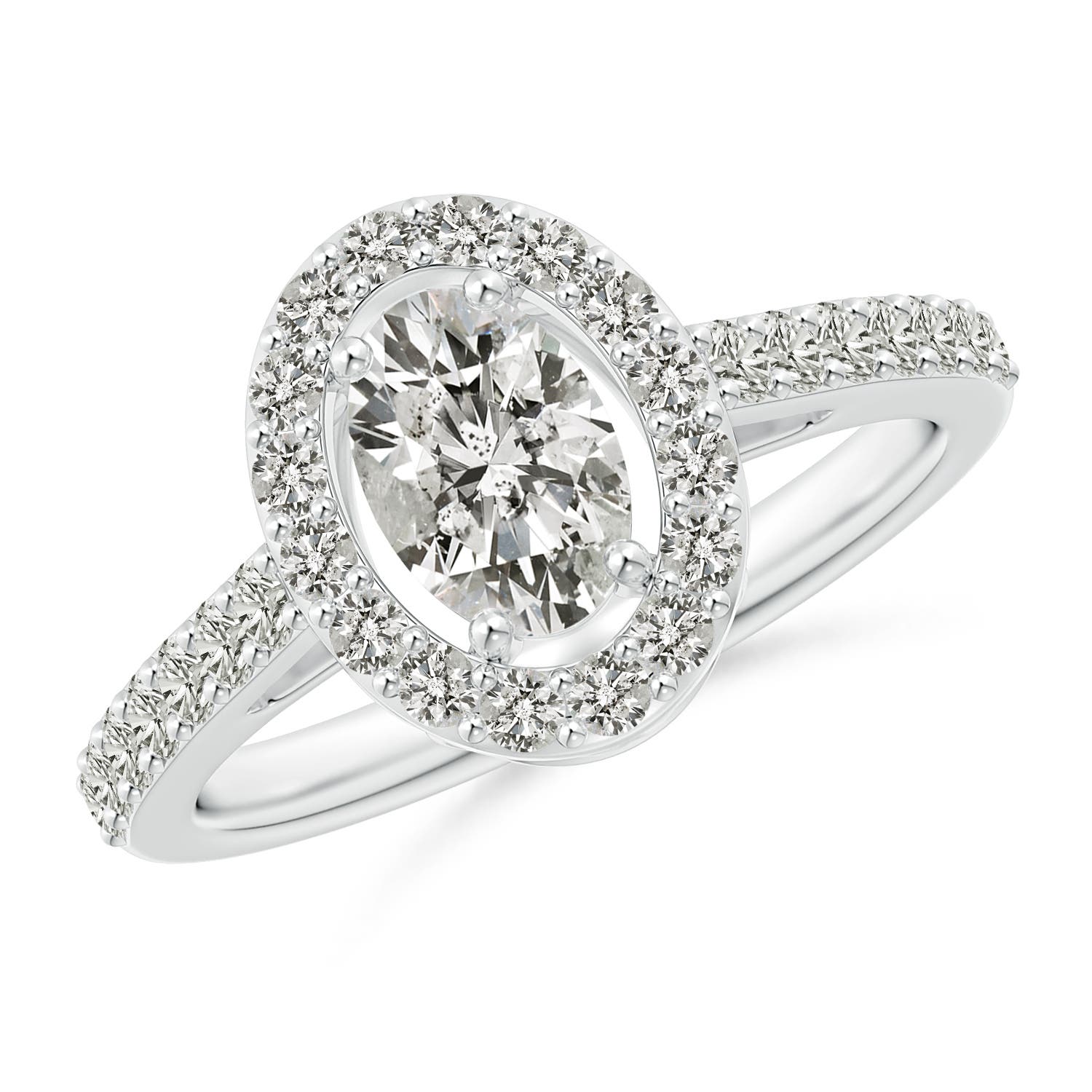 K, I3 / 1.18 CT / 14 KT White Gold