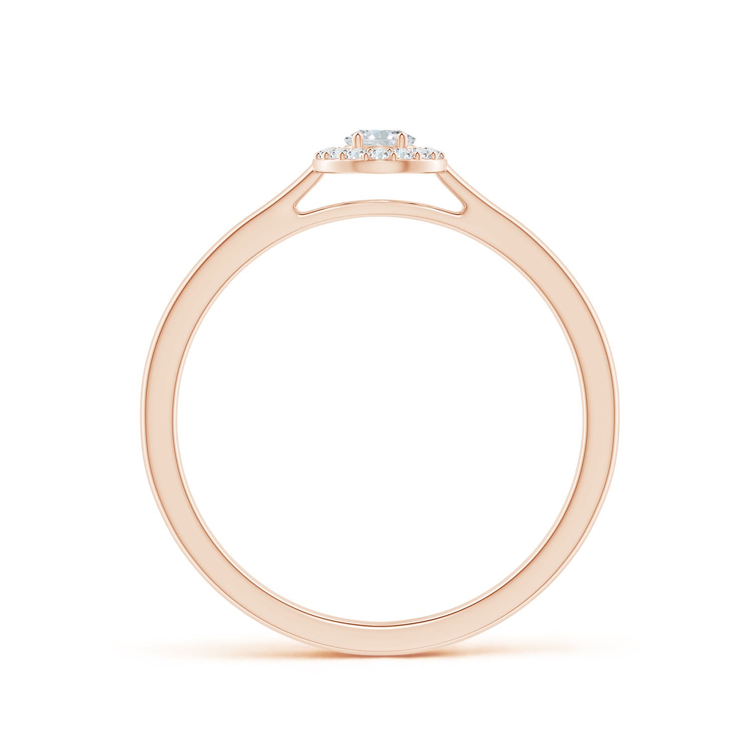 F-G, VS / 0.2 CT / 14 KT Rose Gold