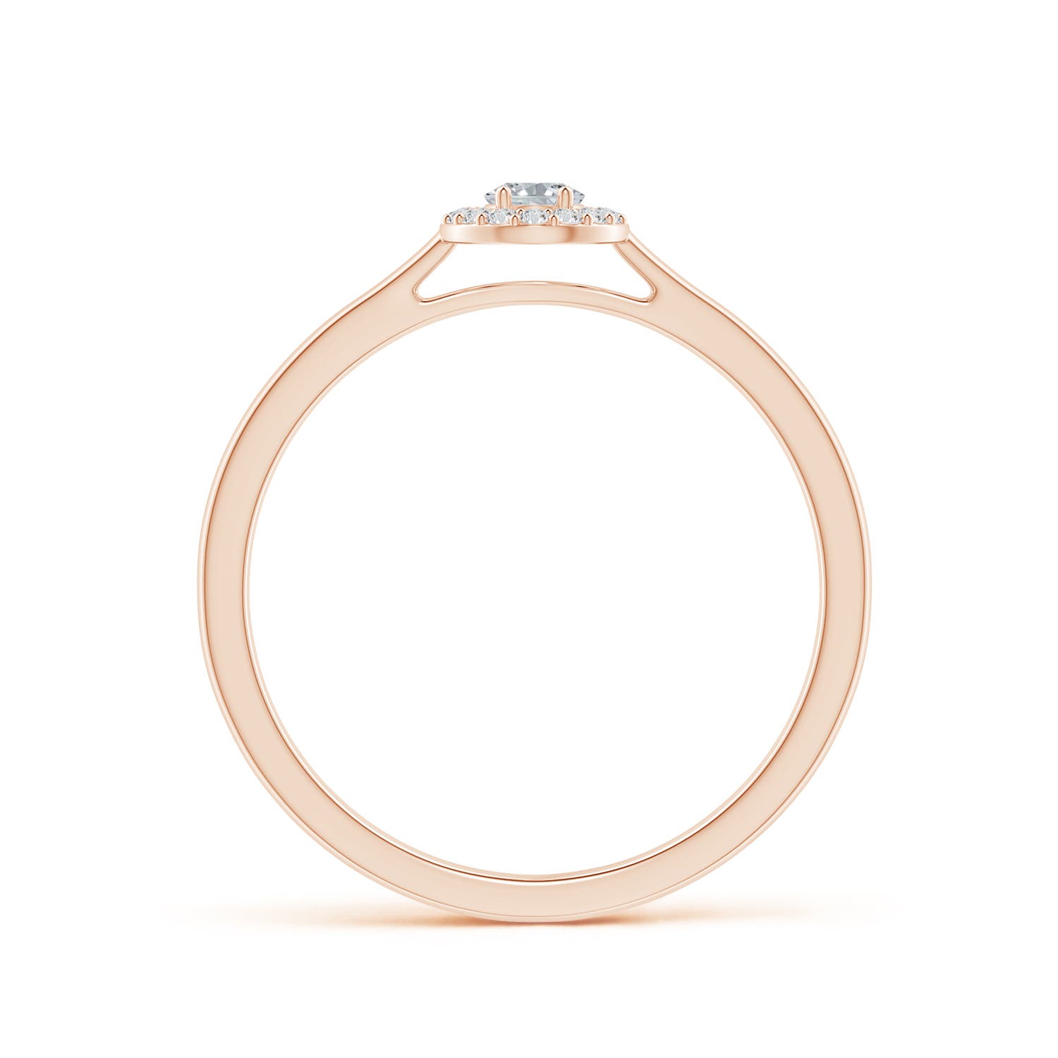 H, SI2 / 0.2 CT / 14 KT Rose Gold