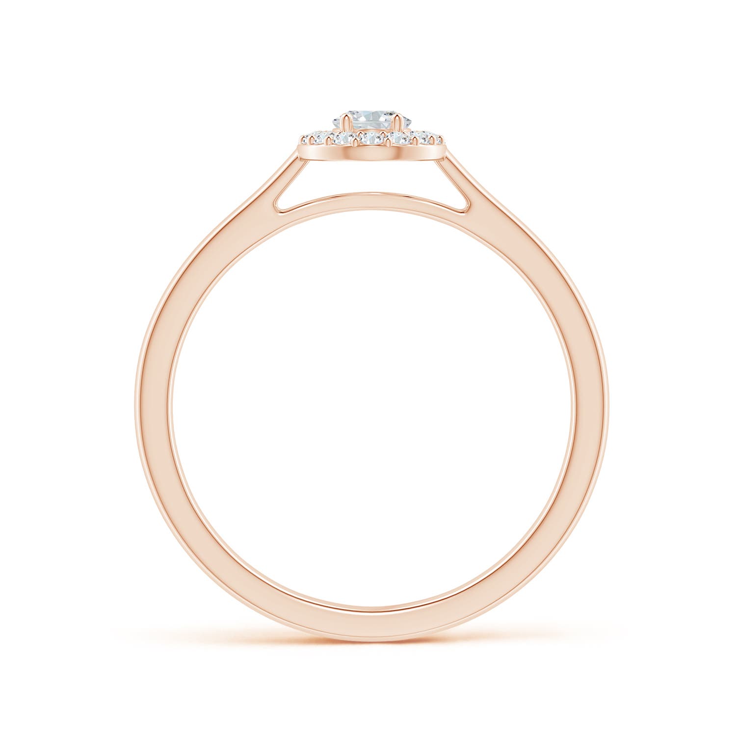 F-G, VS / 0.34 CT / 14 KT Rose Gold