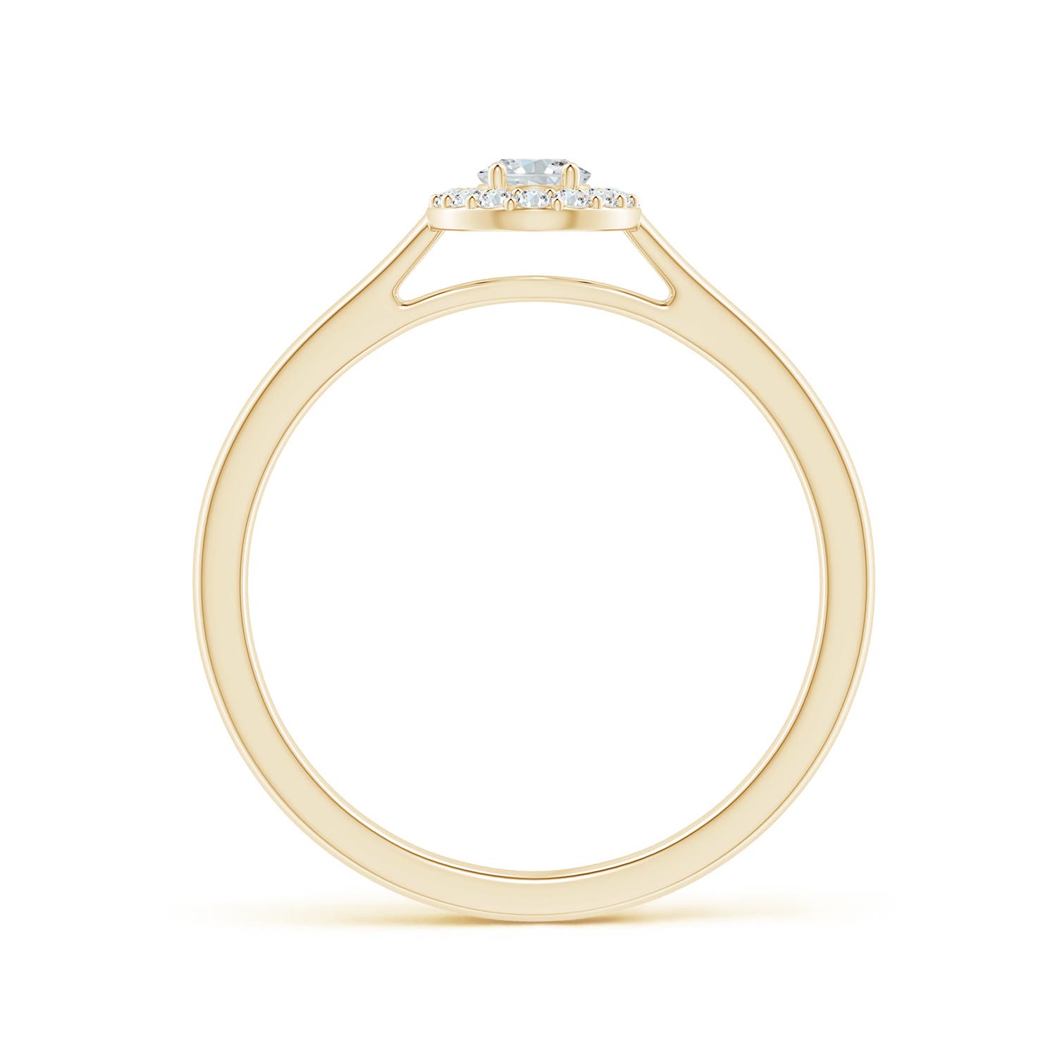 F-G, VS / 0.34 CT / 14 KT Yellow Gold