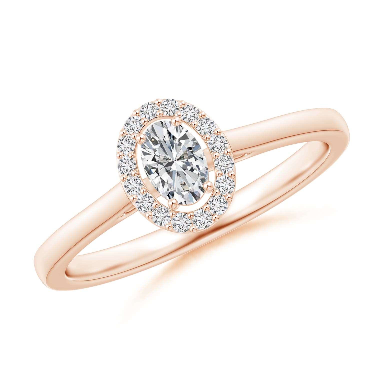 H, SI2 / 0.34 CT / 14 KT Rose Gold