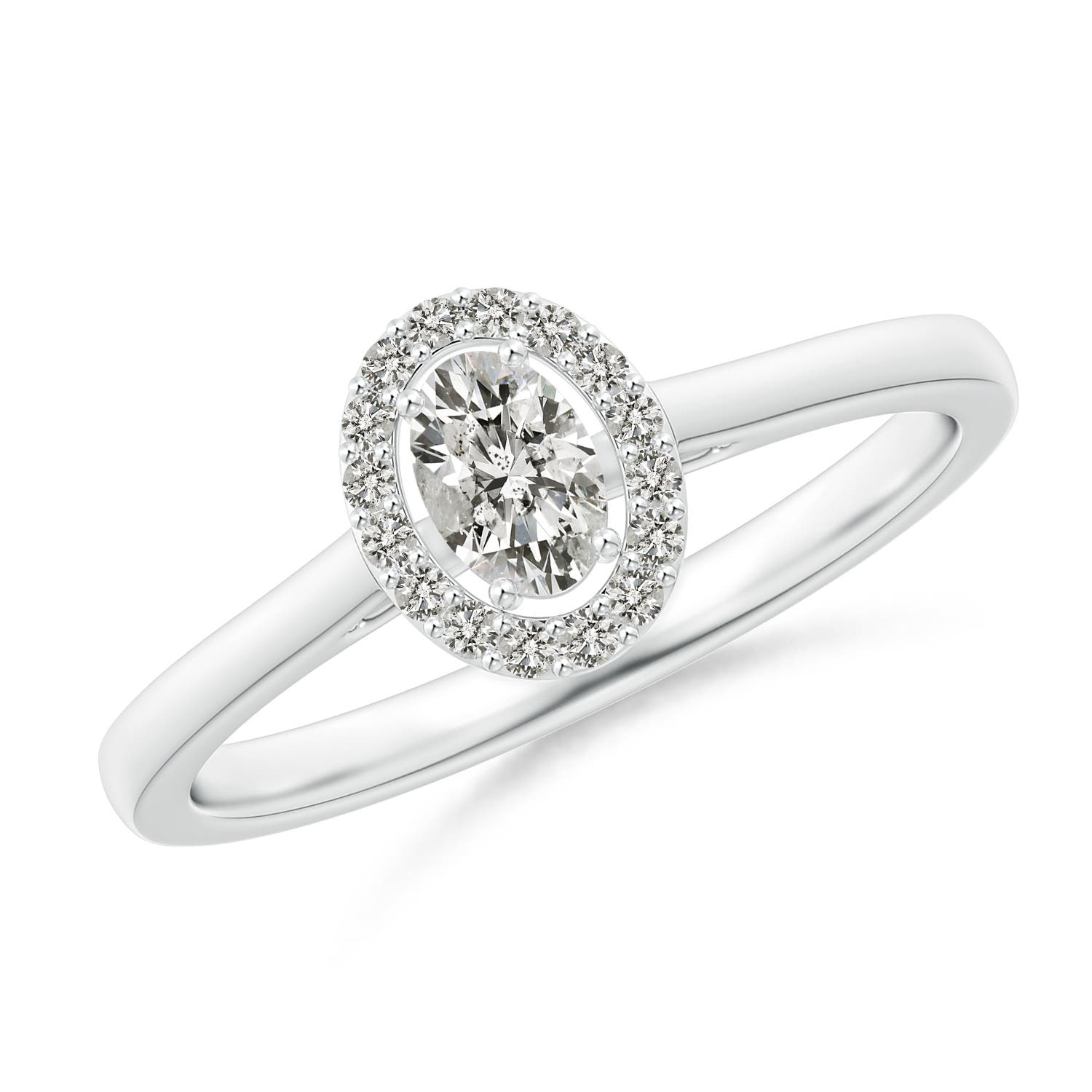 K, I3 / 0.34 CT / 14 KT White Gold