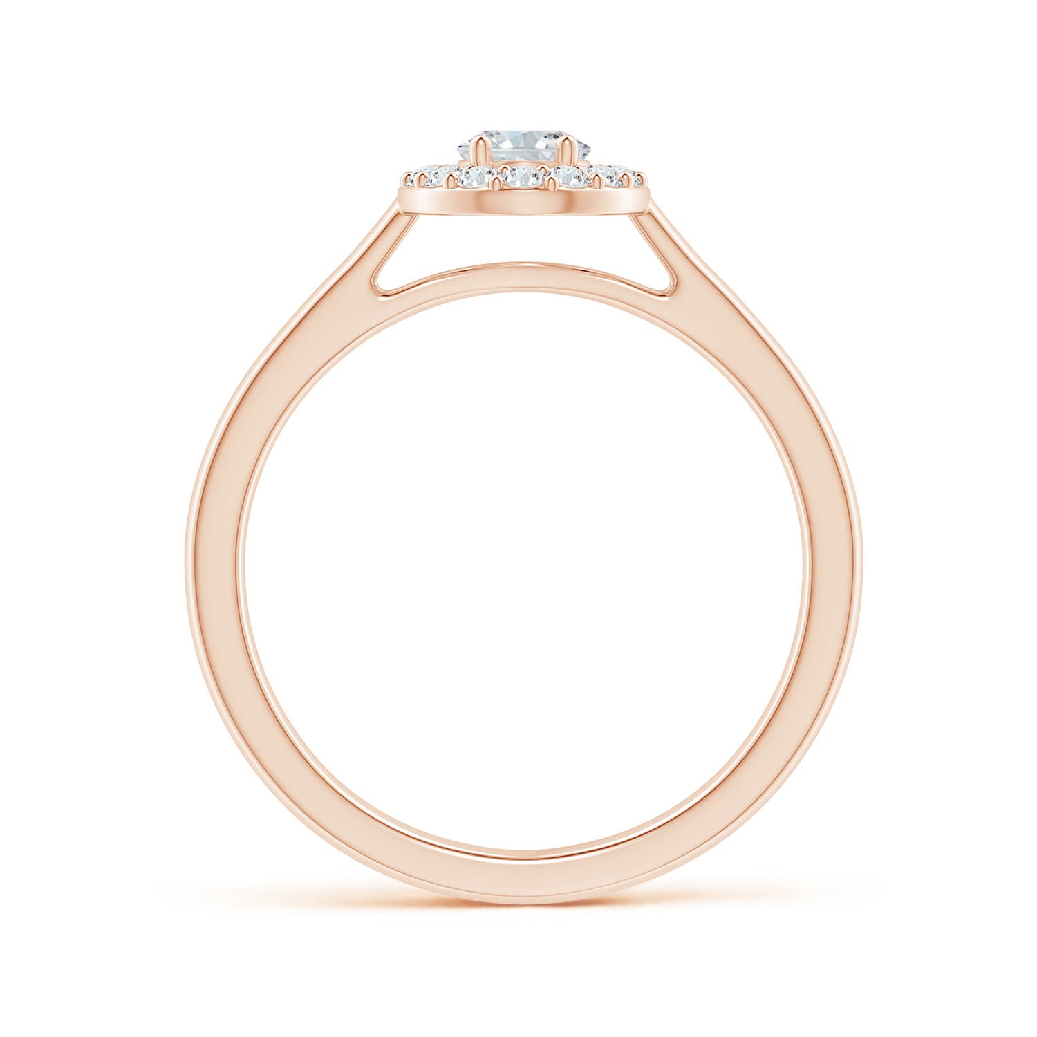 F-G, VS / 0.61 CT / 14 KT Rose Gold