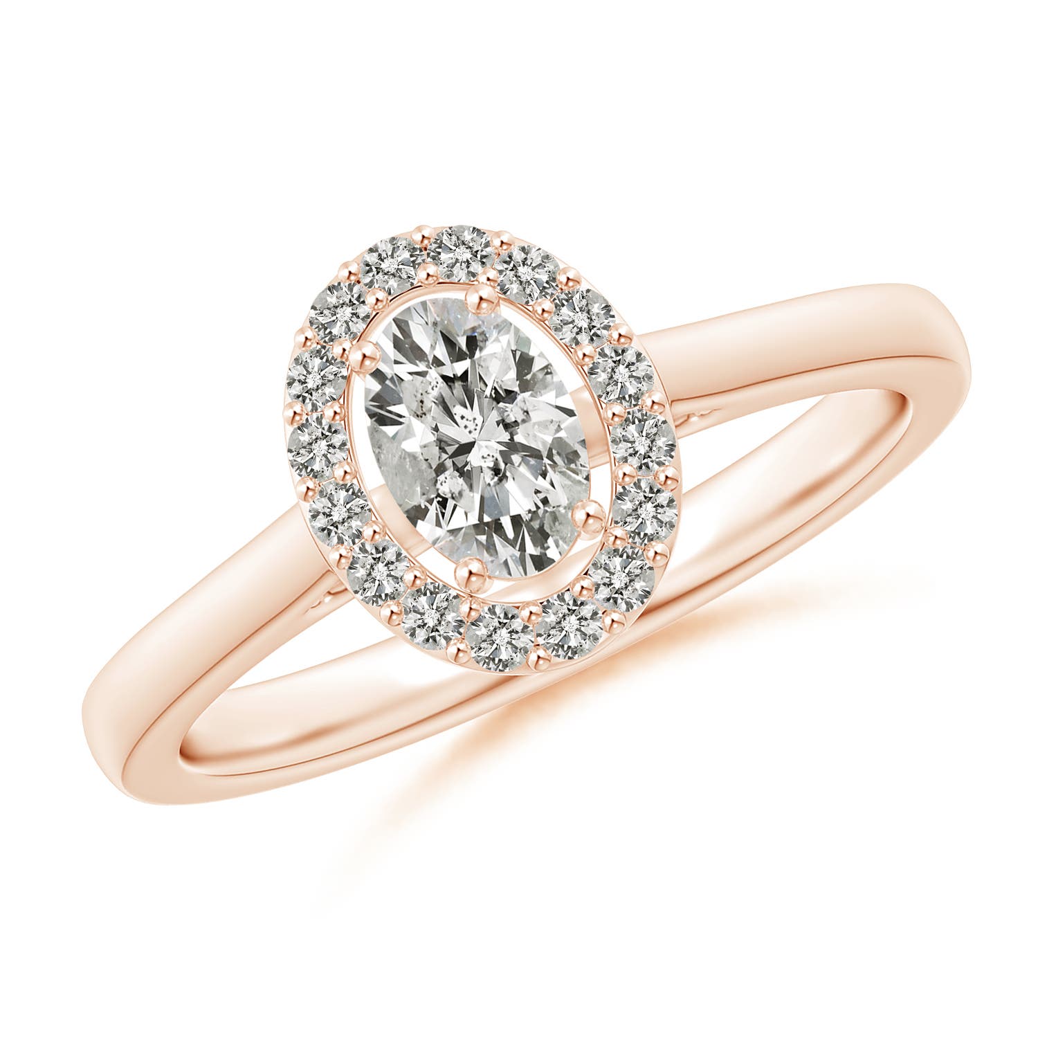 K, I3 / 0.61 CT / 14 KT Rose Gold