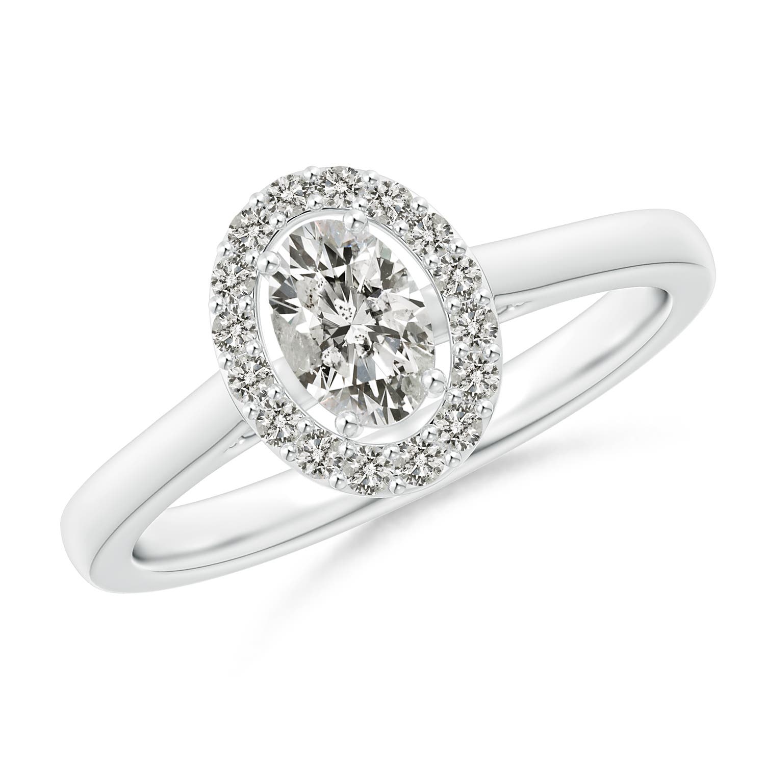 K, I3 / 0.61 CT / 14 KT White Gold