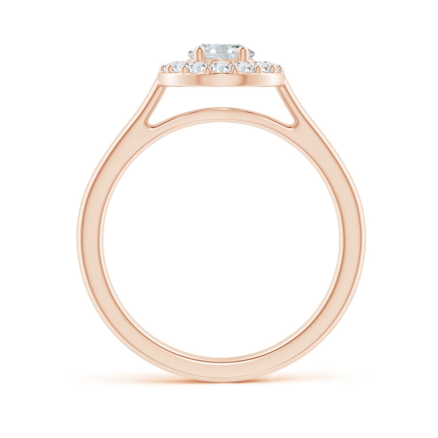 F-G, VS / 0.87 CT / 14 KT Rose Gold