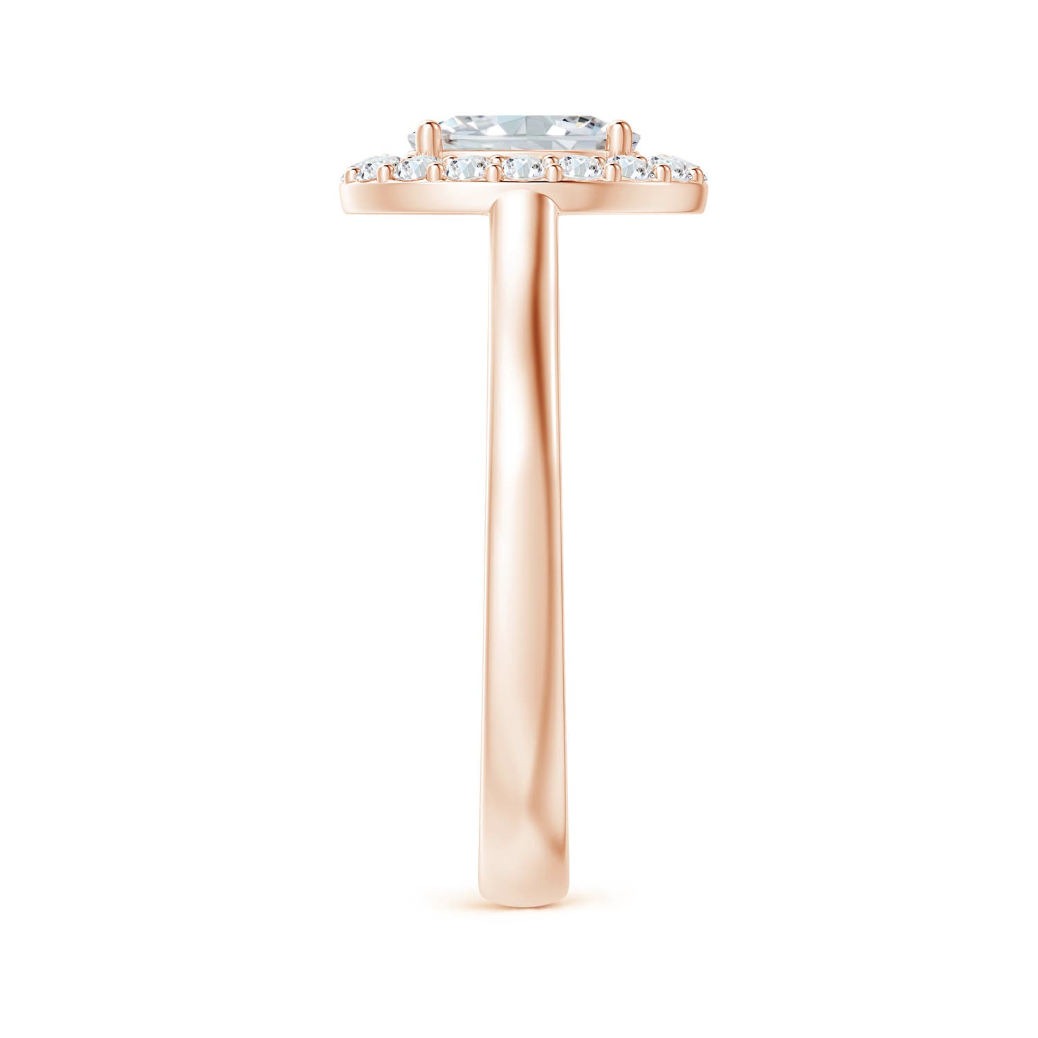 F-G, VS / 0.87 CT / 14 KT Rose Gold