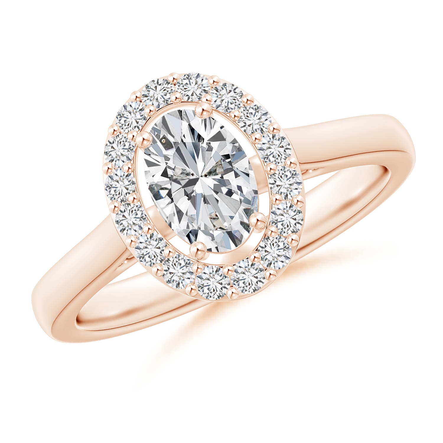 H, SI2 / 0.98 CT / 14 KT Rose Gold