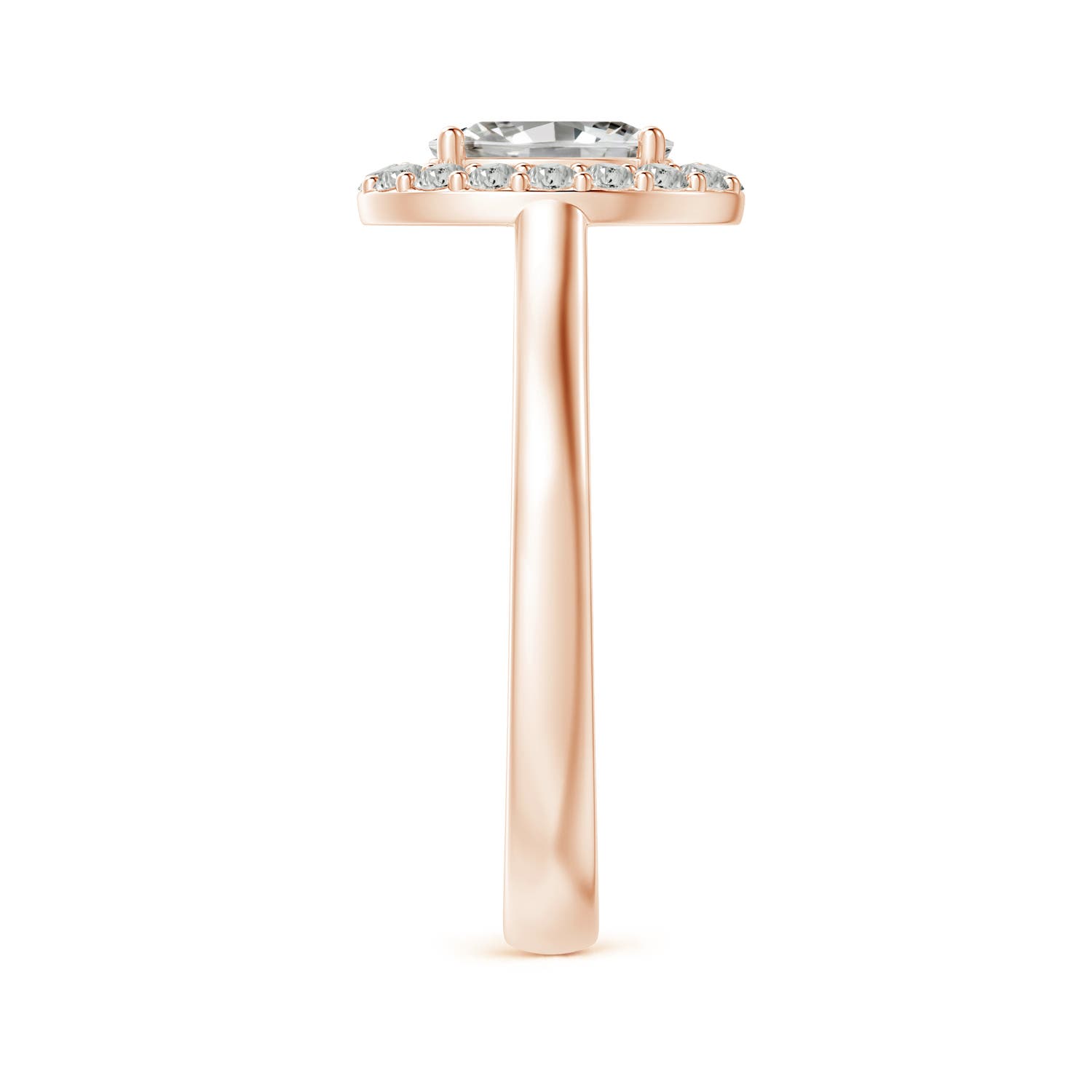 K, I3 / 0.98 CT / 14 KT Rose Gold