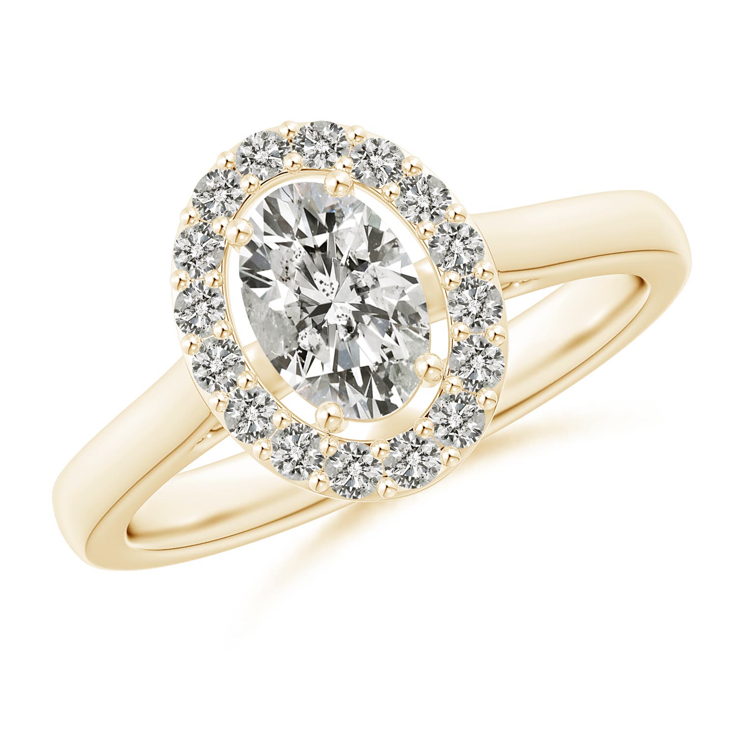 K, I3 / 0.98 CT / 14 KT Yellow Gold