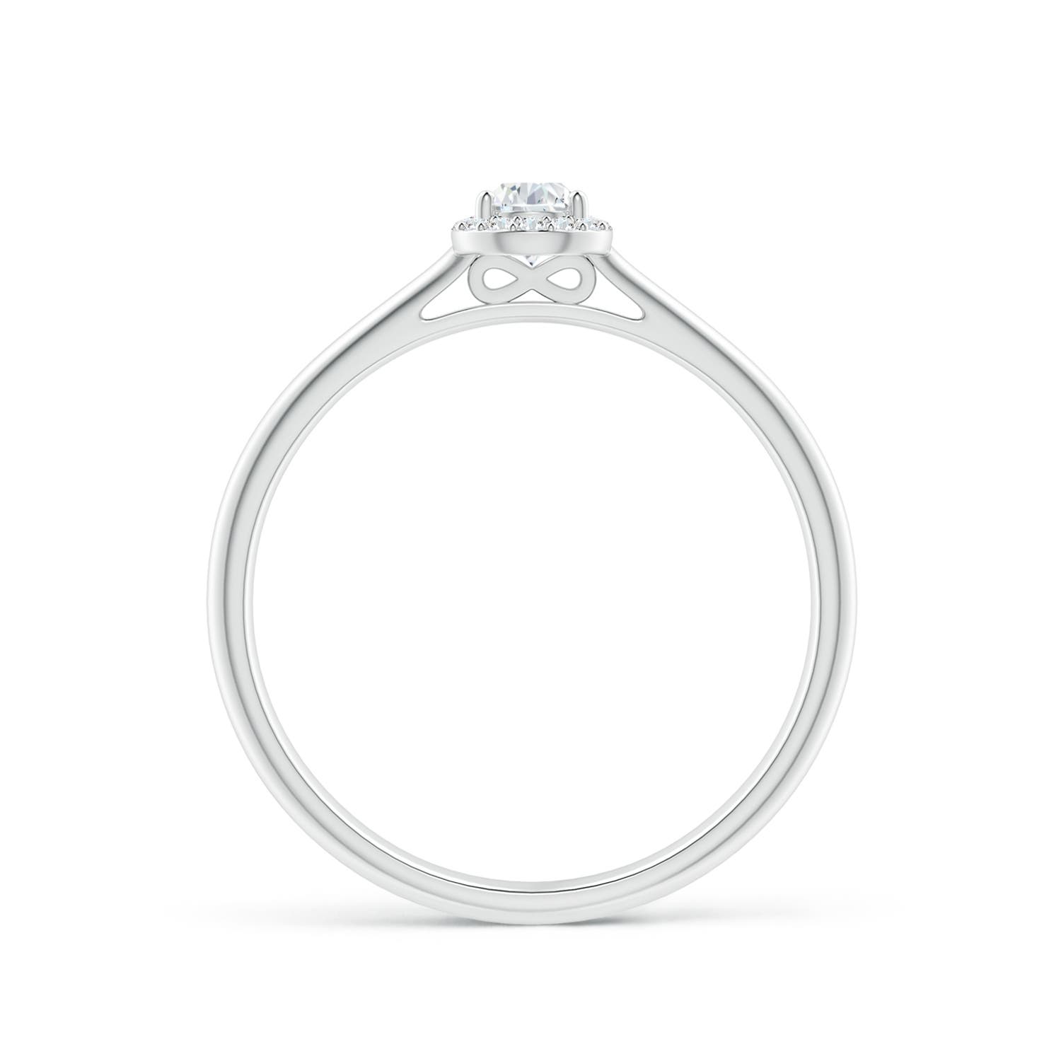 F-G, VS / 0.22 CT / 14 KT White Gold