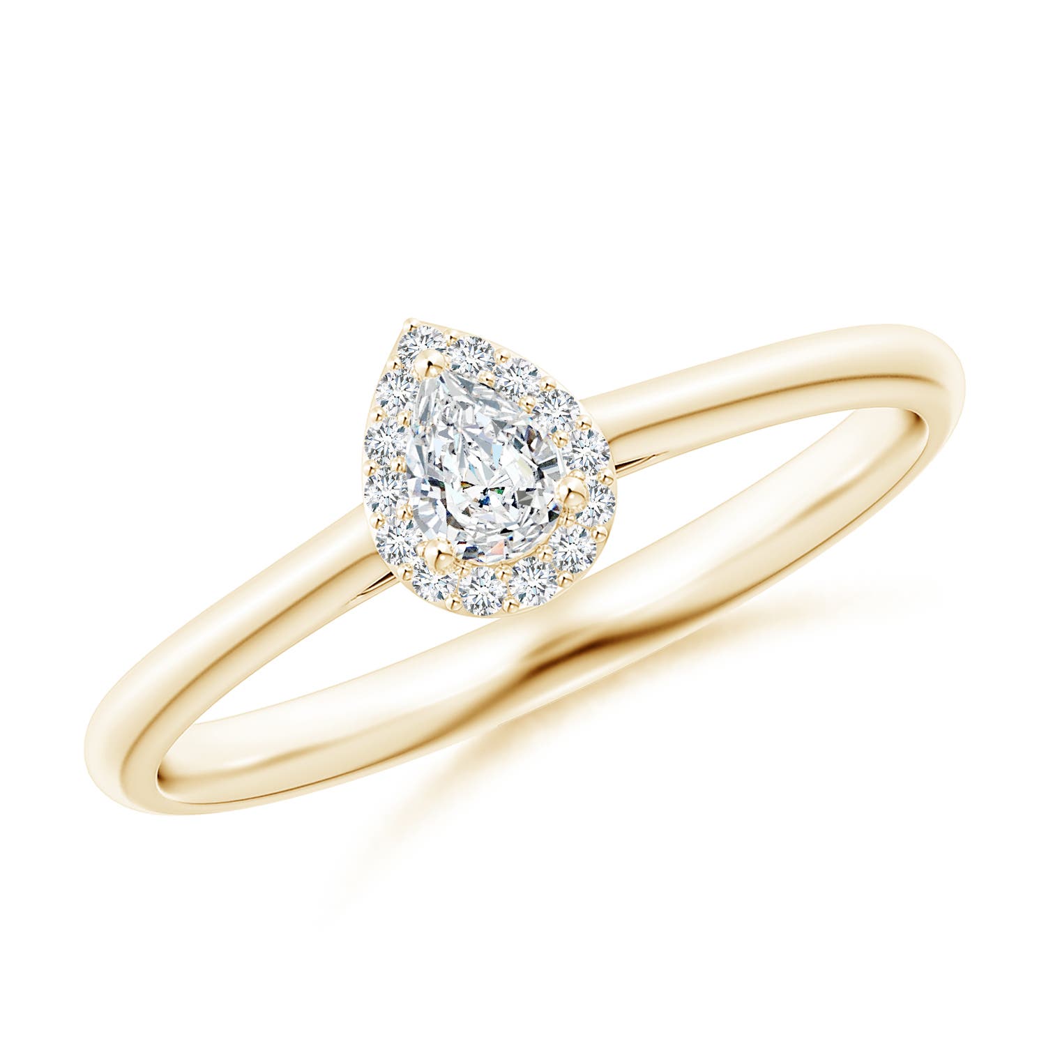 F-G, VS / 0.22 CT / 14 KT Yellow Gold