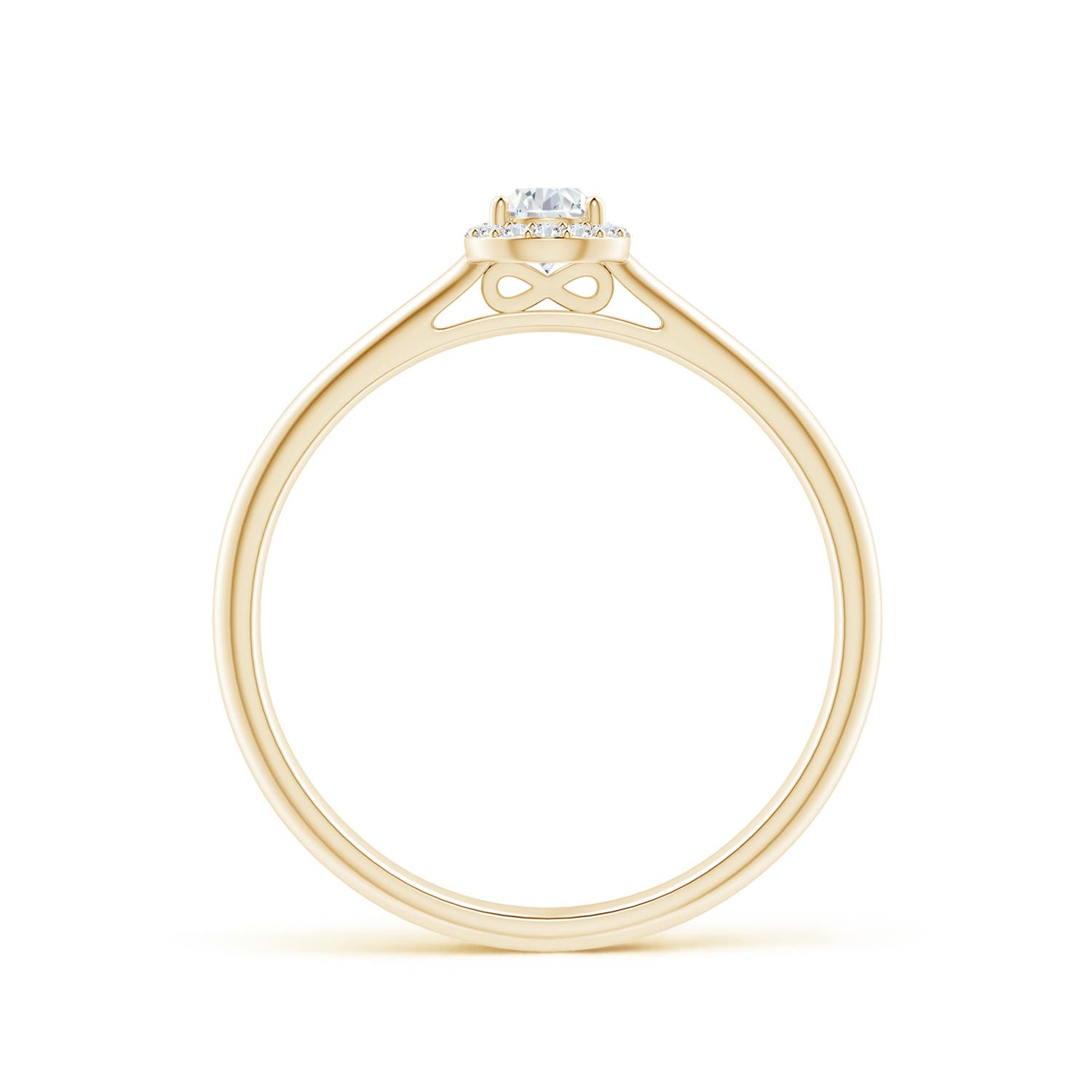 F-G, VS / 0.22 CT / 14 KT Yellow Gold