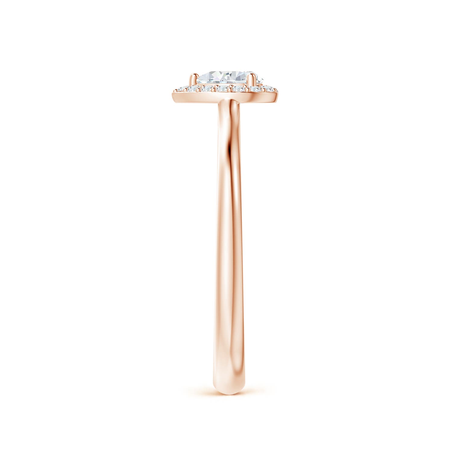 F-G, VS / 0.25 CT / 14 KT Rose Gold