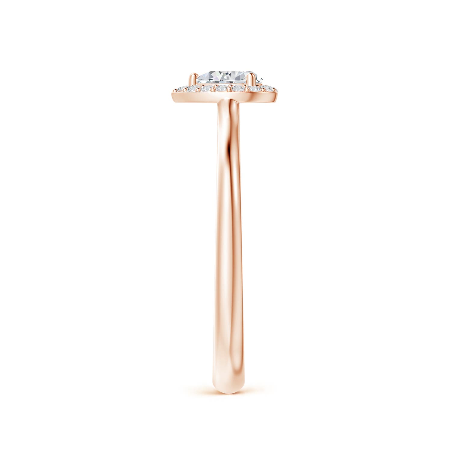 H, SI2 / 0.27 CT / 14 KT Rose Gold