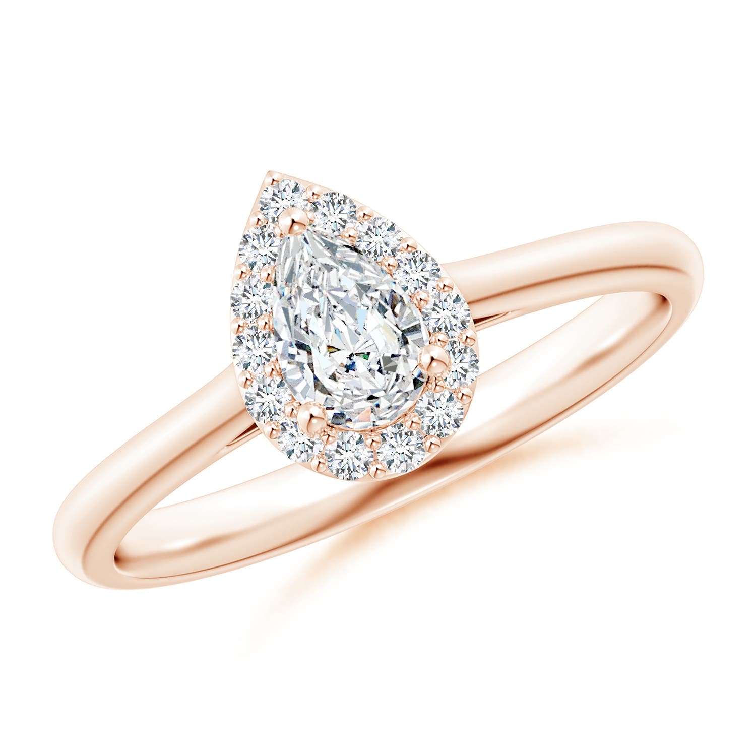 F-G, VS / 0.51 CT / 14 KT Rose Gold