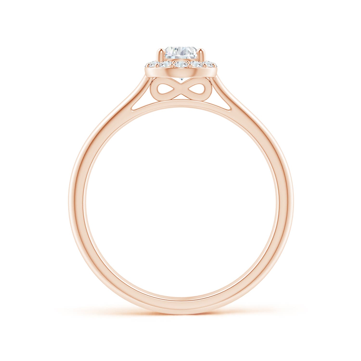 F-G, VS / 0.51 CT / 14 KT Rose Gold