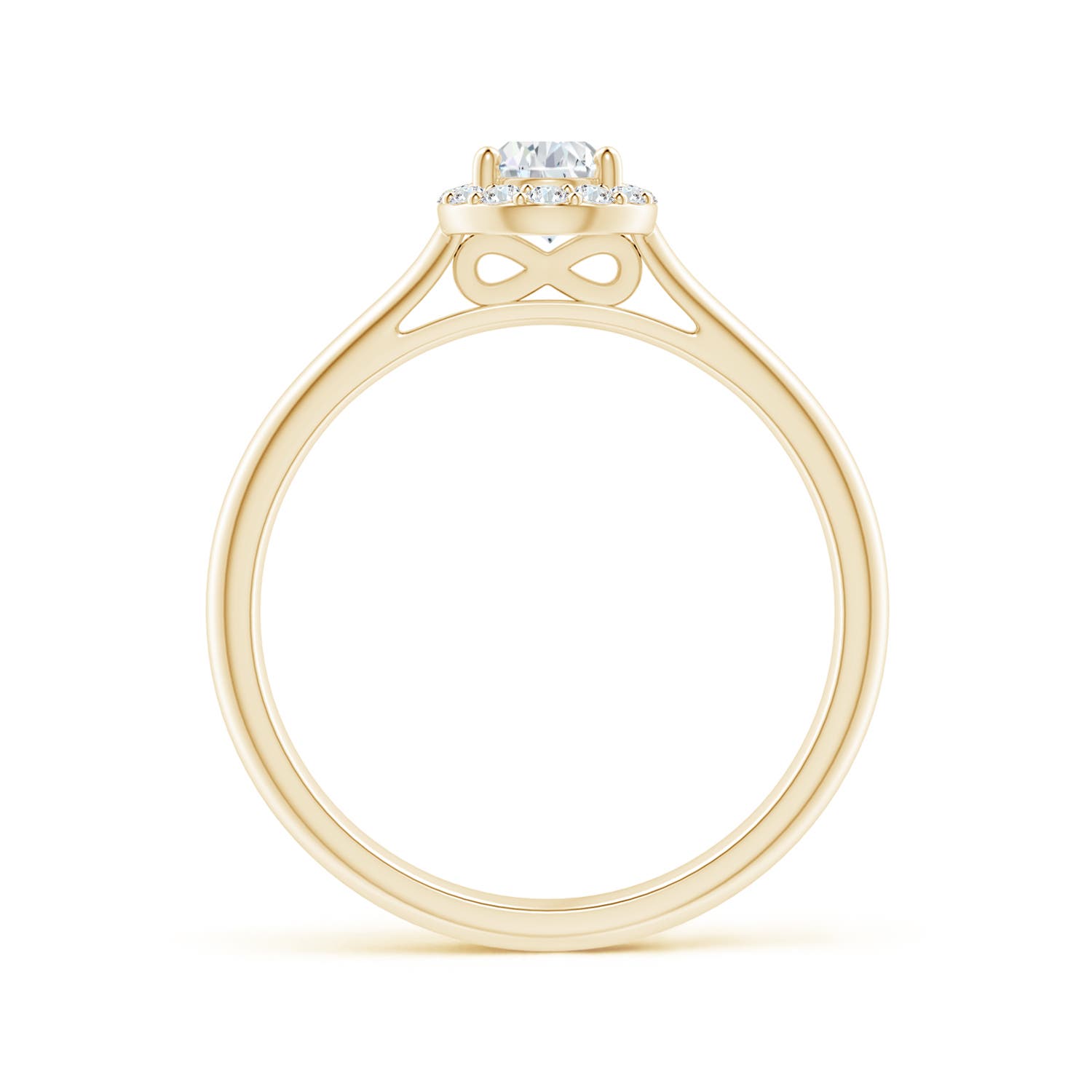 F-G, VS / 0.51 CT / 14 KT Yellow Gold