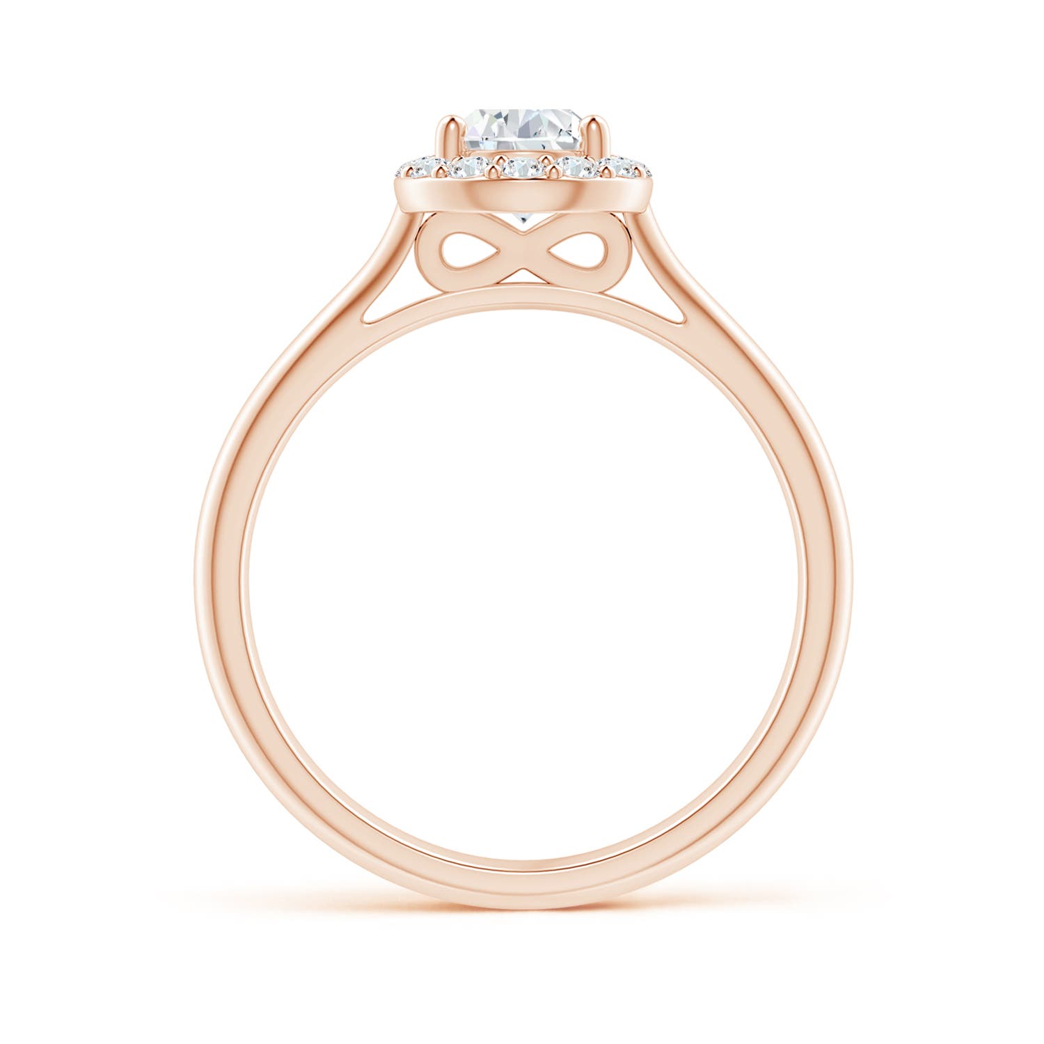 F-G, VS / 0.88 CT / 14 KT Rose Gold