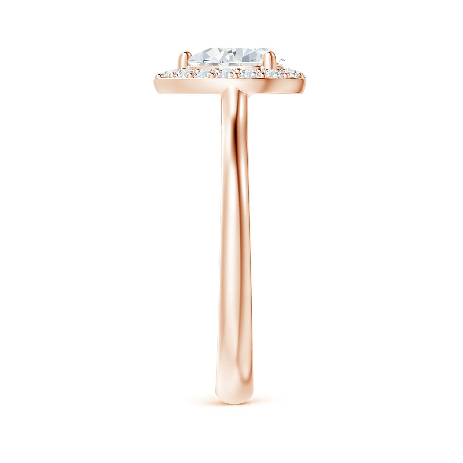 F-G, VS / 0.88 CT / 14 KT Rose Gold